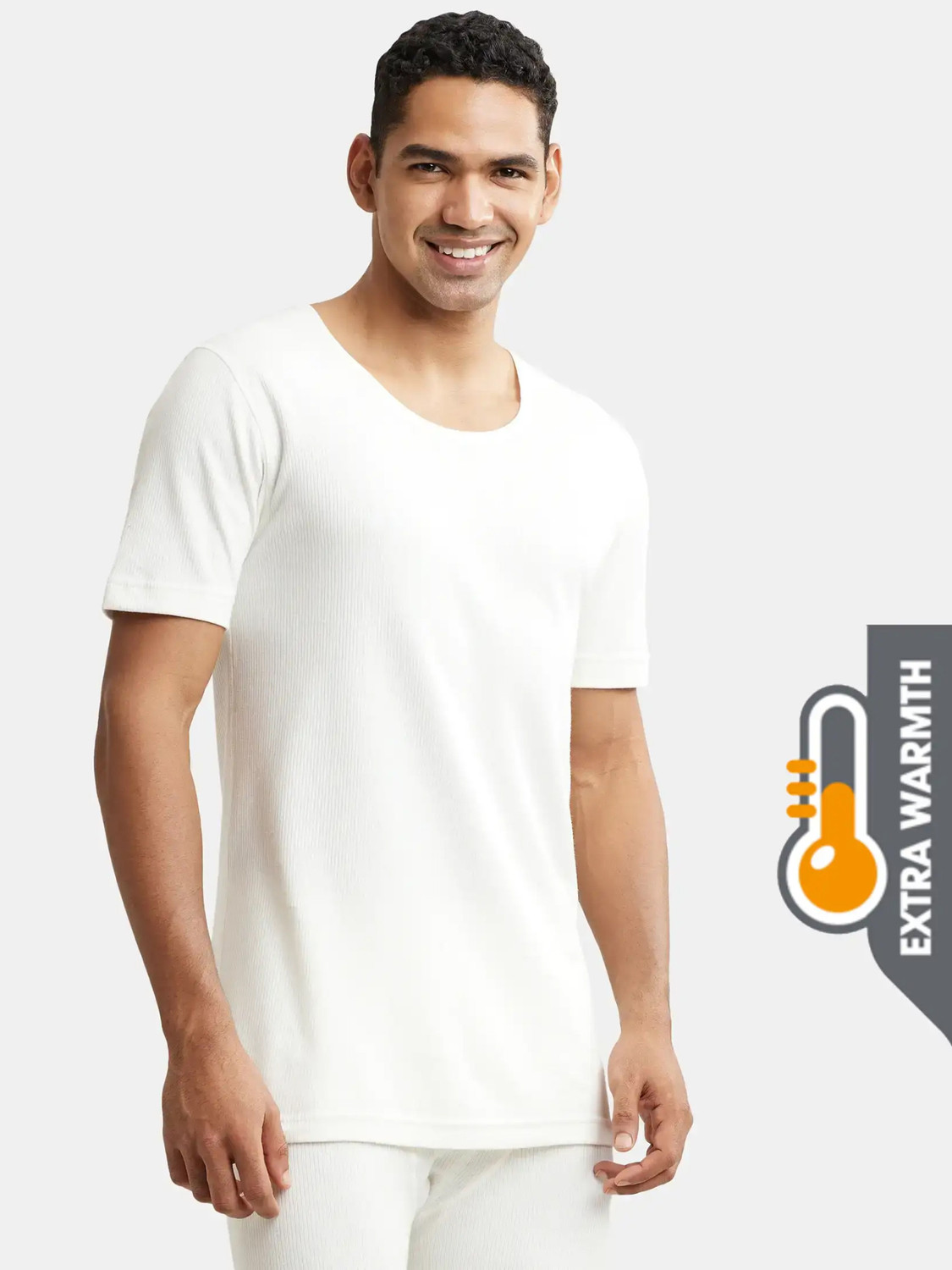 Image of JOCKEY 2400 Extra Warmth Super Combed Cotton Rich Men Top Thermal
