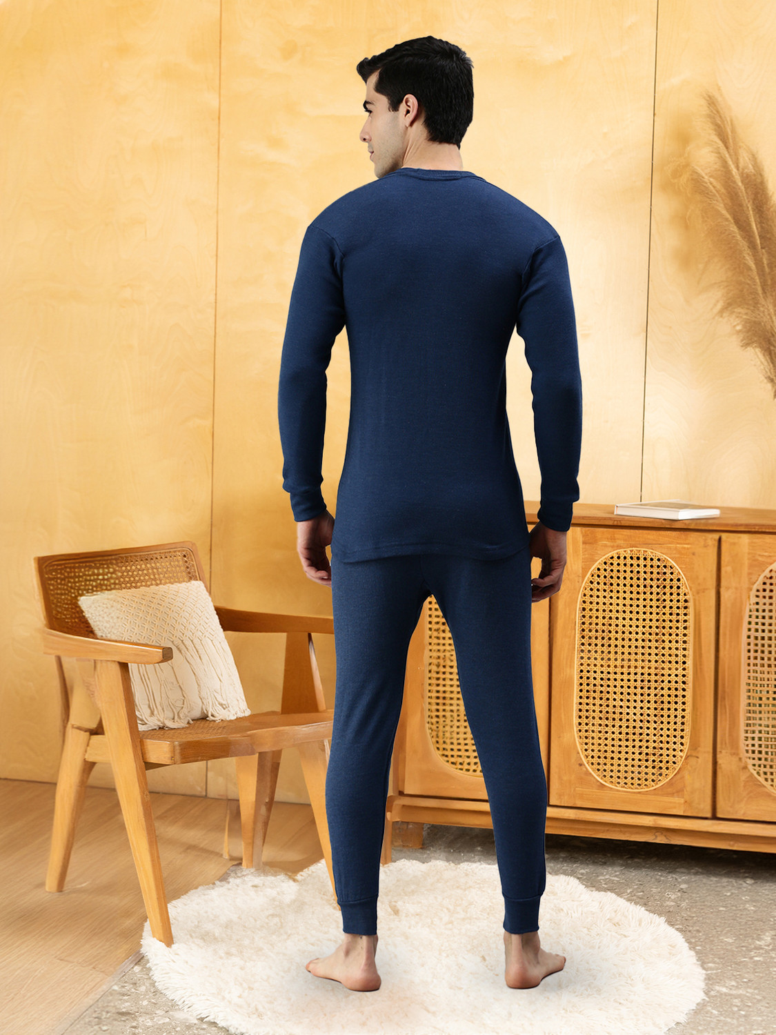 Image of LUX COTT'S WOOL TOP & PYJAMA SET Men Top - Pyjama Set Thermal