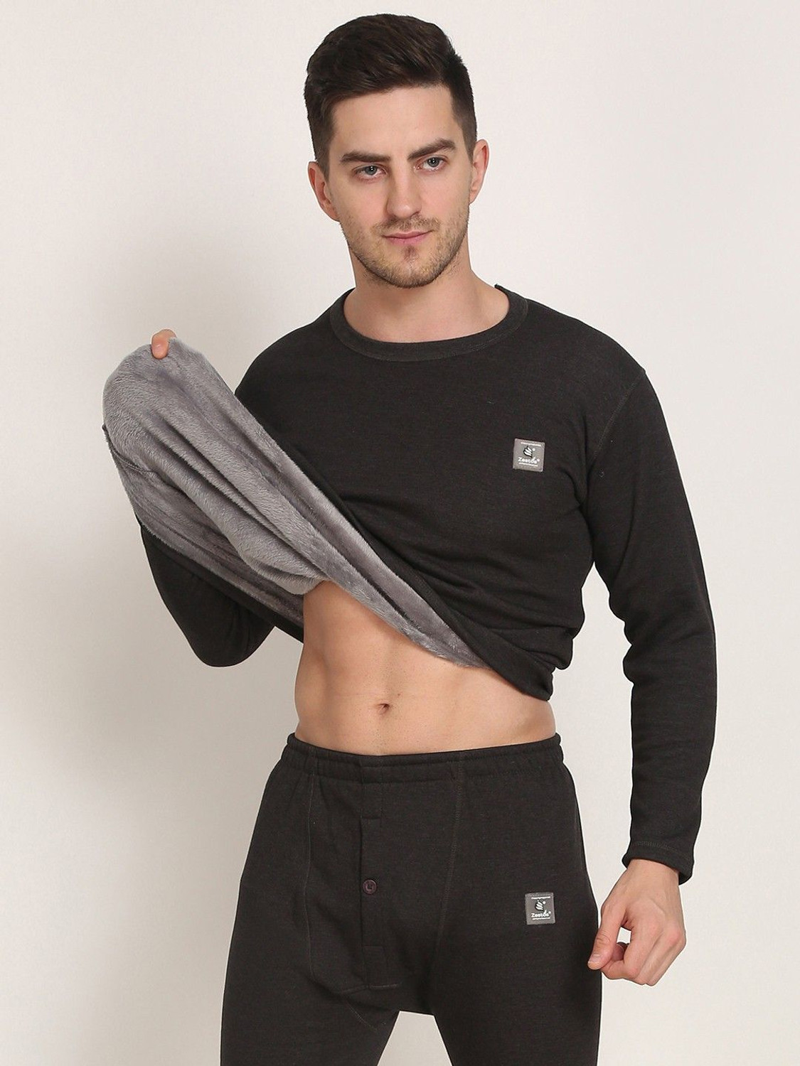 Image of Ooshin UK Men Top - Pyjama Set Thermal
