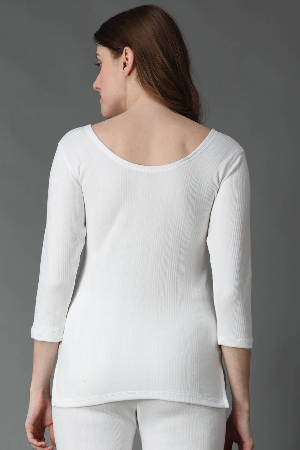 Wearslim Winter Warmer 3/4 Sleeves Vest Ultra Soft Scoop Neck Inner Wear  Color White Women Top Thermal - Buy Wearslim Winter Warmer 3/4 Sleeves Vest  Ultra Soft Scoop Neck Inner Wear Color