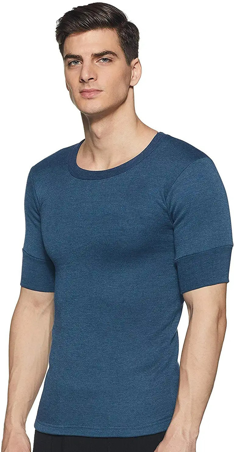 Image of ALFA Fleece Winter Wear Half Sleeves Men Top Thermal