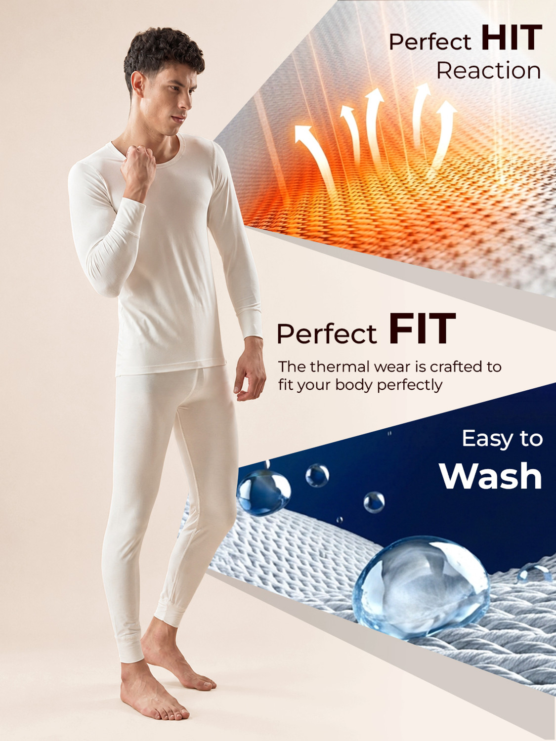 Image of LUX INFERNO Lux Inferno finex Thermal Men Top - Pyjama Set Thermal