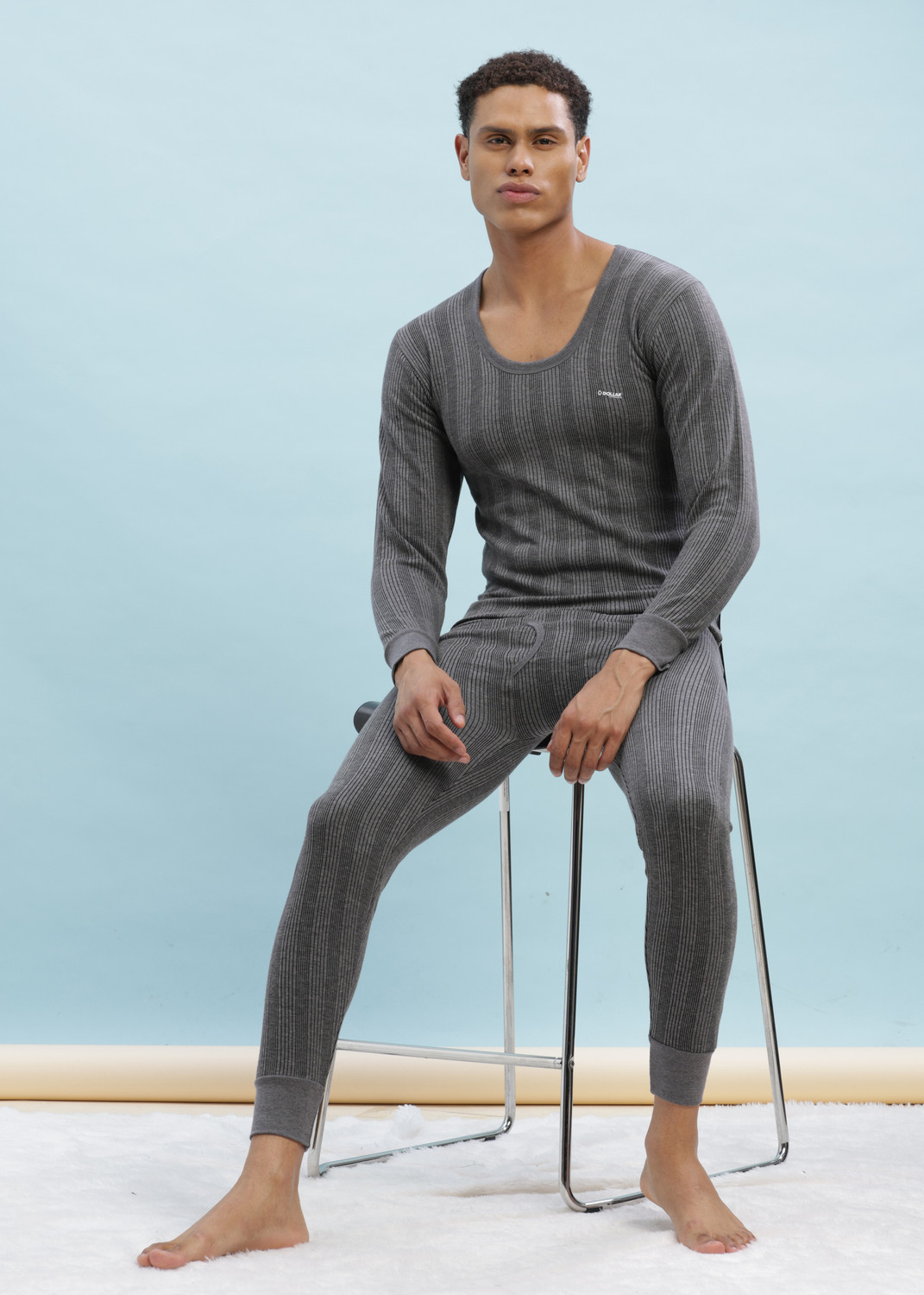 Dollar Ultra Full Sleeve Round Neck Men Top - Pyjama Set Thermal