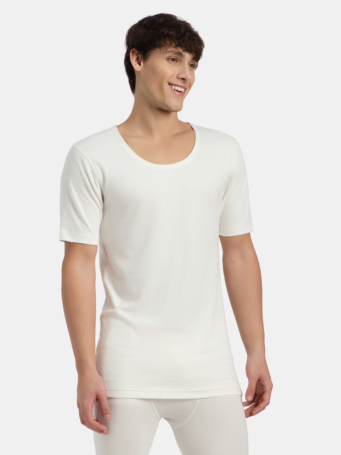 Image of JOCKEY 2400 Extra Warmth Super Combed Cotton Rich Men Top Thermal