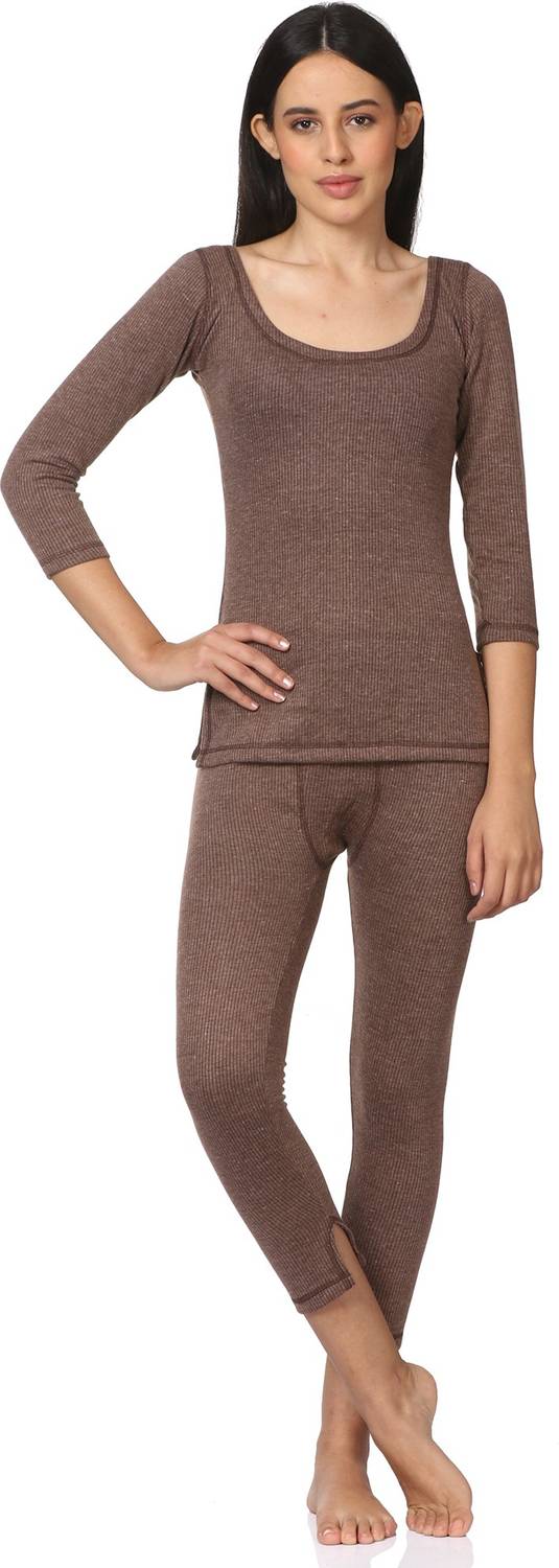 ALFA Quilted Premium Winter Wear Women Top - Pyjama Set Thermal