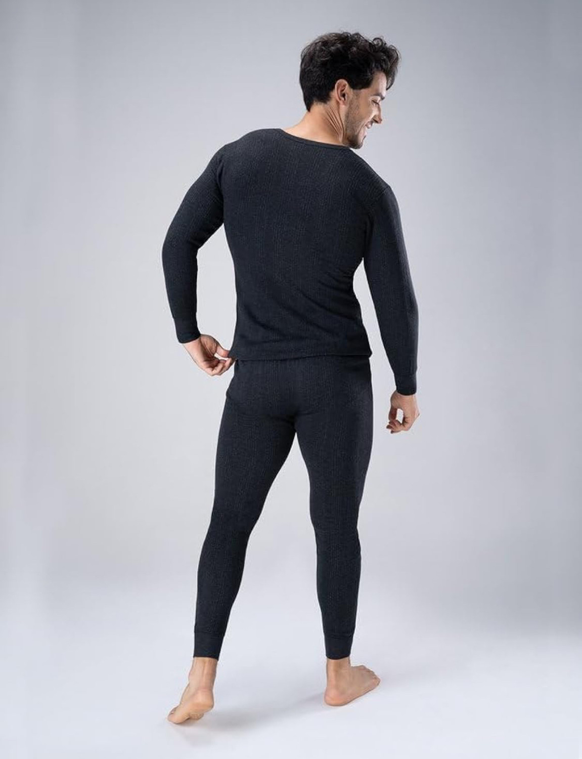 Image of LUX COTT'S WOOL Men Top - Pyjama Set Thermal