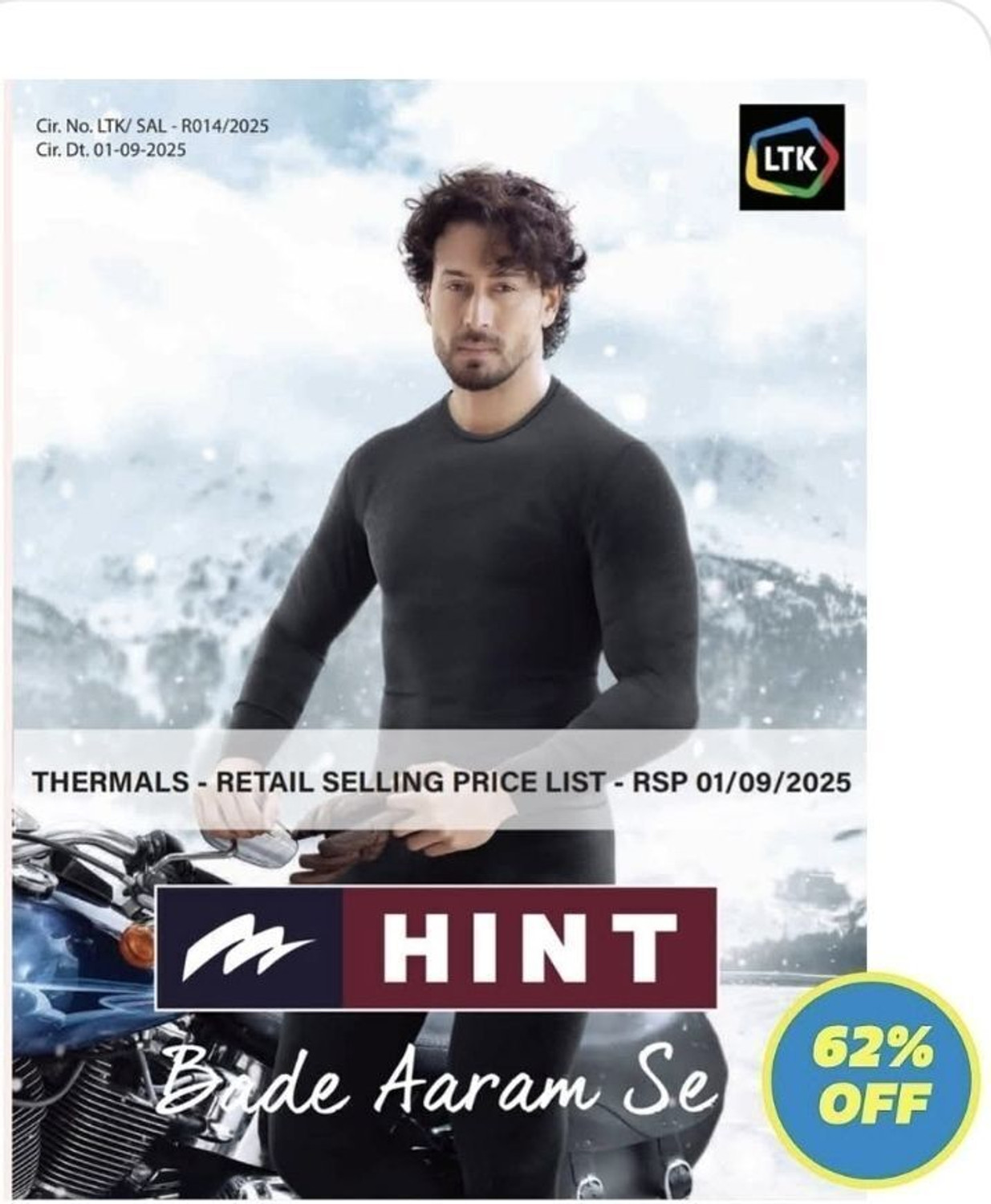 Image of Macho Hint Men Top - Pyjama Set Thermal