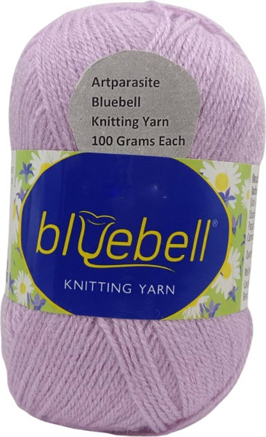 ARTPARASITE Durable 100g Hand Wool Yarn Ideal for All Knitting and Crochet Light Purple Thread