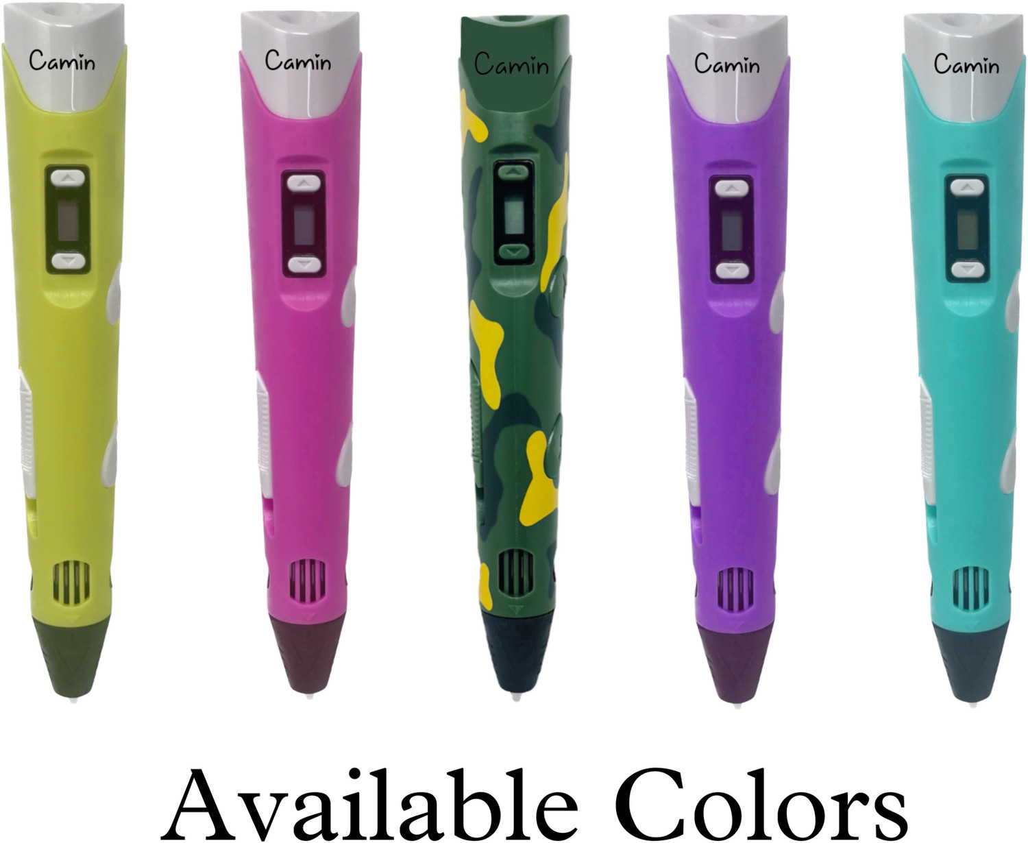 Image of camin with Adapter| for Kids (10 Color PLA Filament) 3D Printer Pen