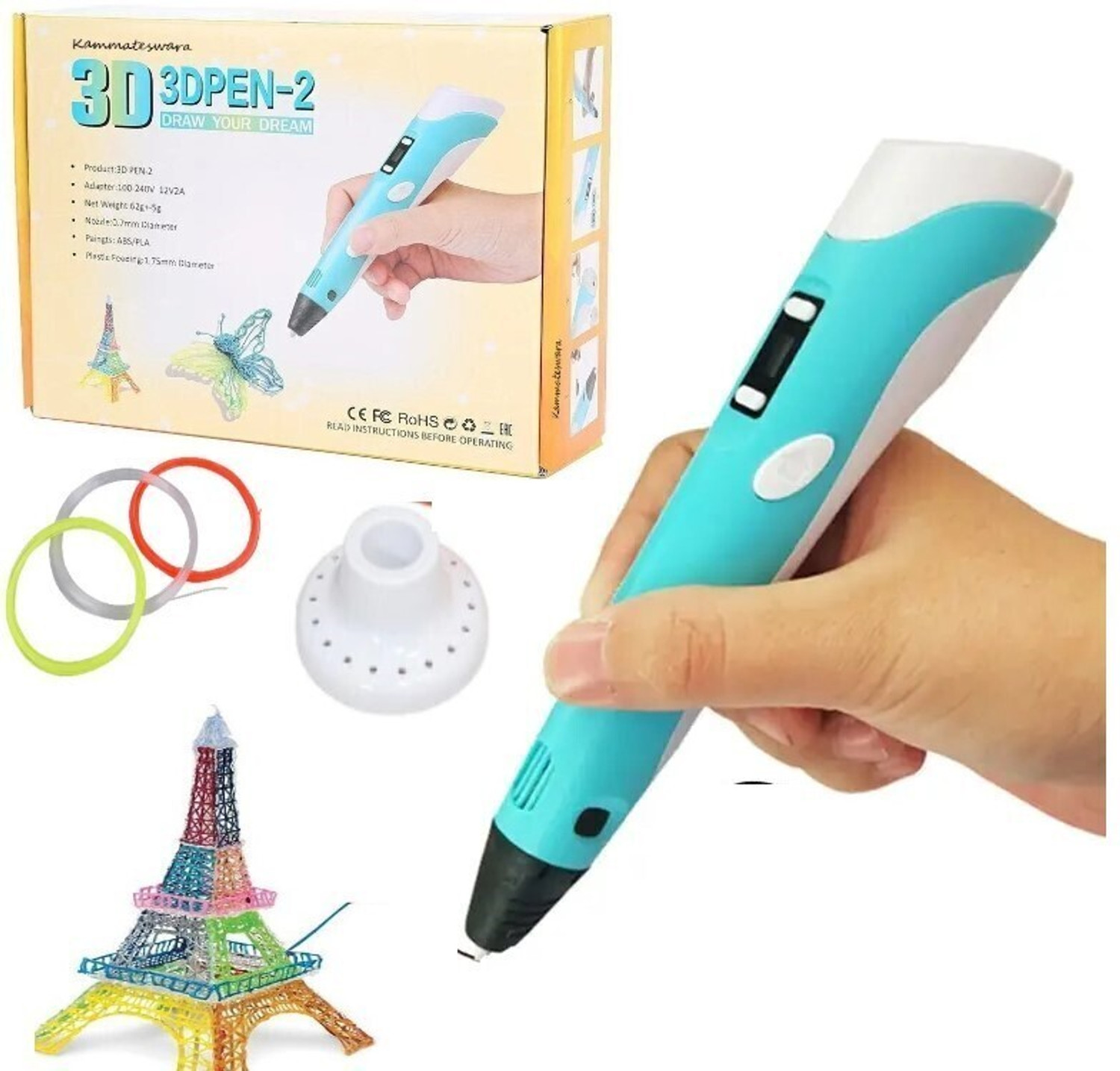 Image of Kidzano 3D Printing Pen with LCD Display for kids in 3D Printer Pen