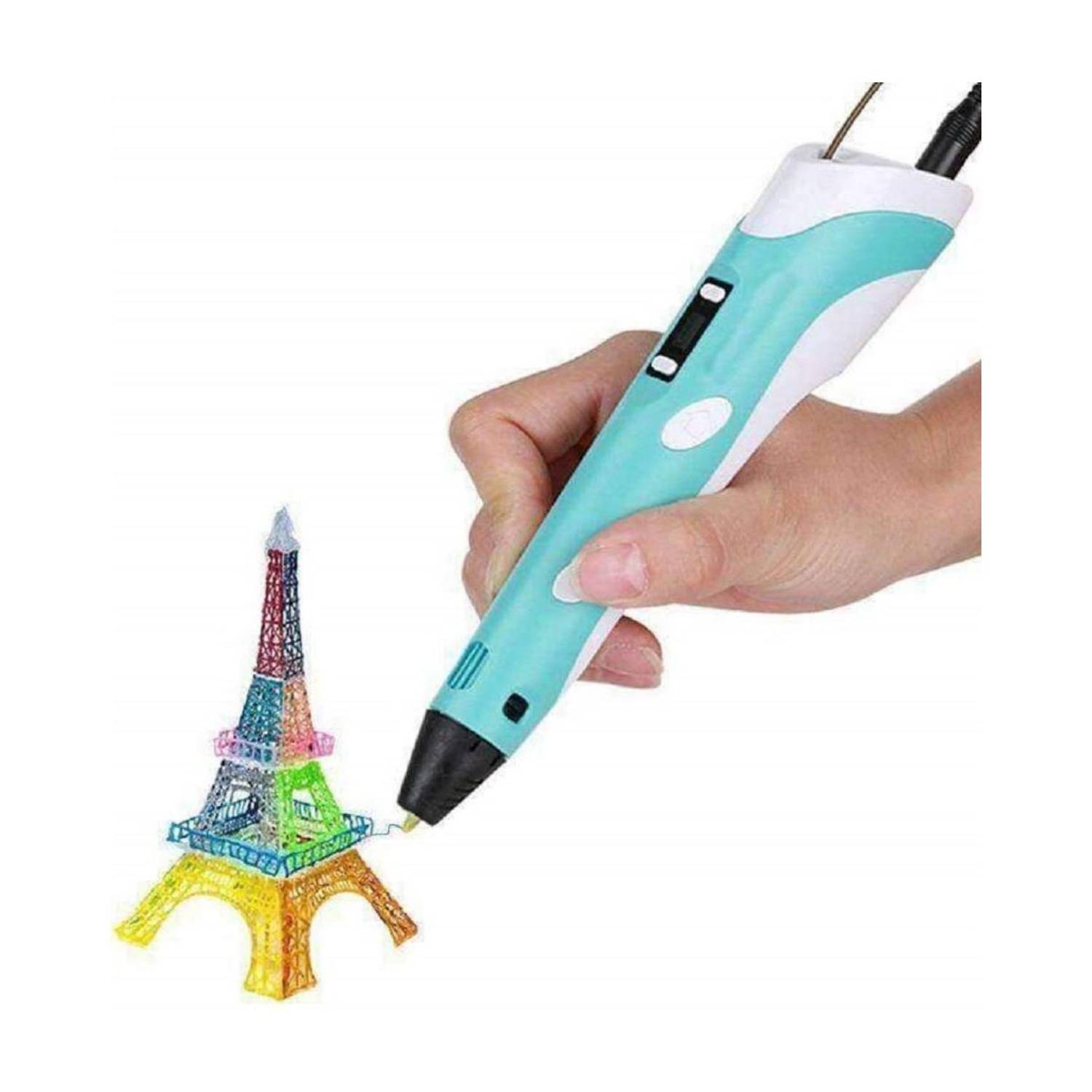camin 3D Printing Pen with LCD Display FREE 3*10 Meter PLA Filament Refills Multicolor 3D Printer Pen