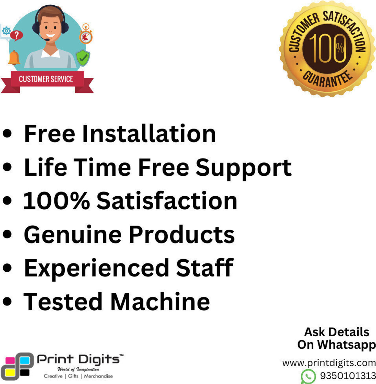 Image of Print Digits 5 In 1 Combo Machine Only| Printer needs to buy separately 3D Printer