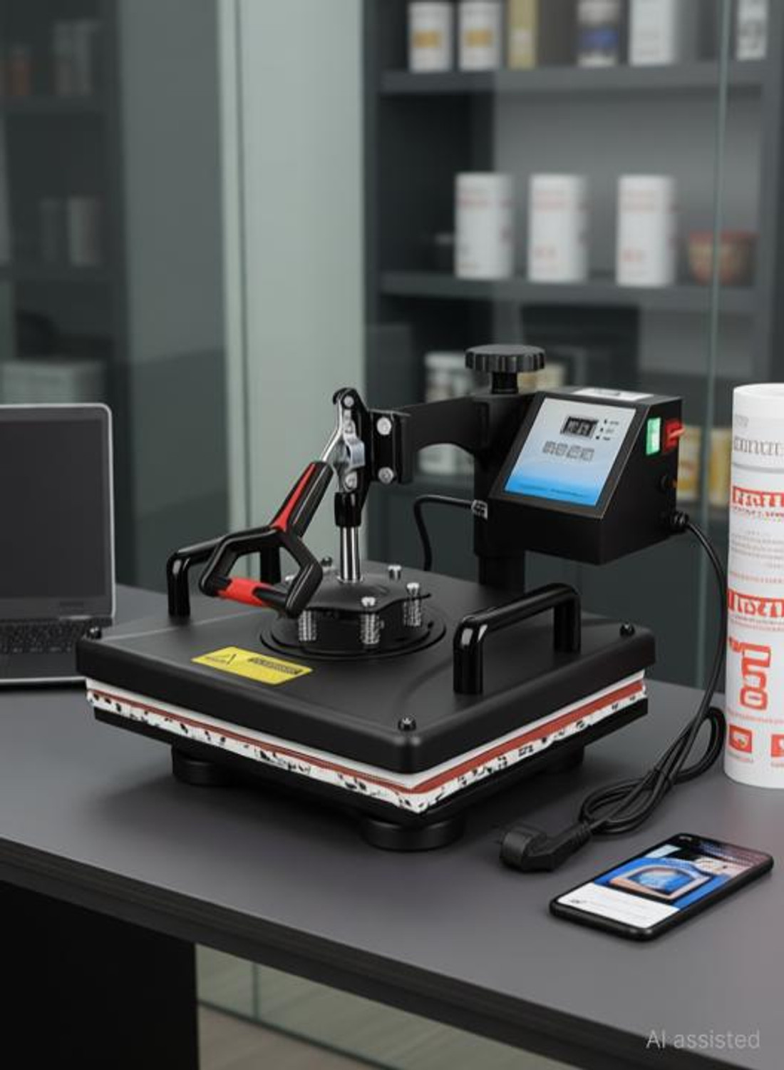 Image of SMULY Heat Press 5 in1 Digital Multifunctional Sublimation Machine Fitting 3D Printer
