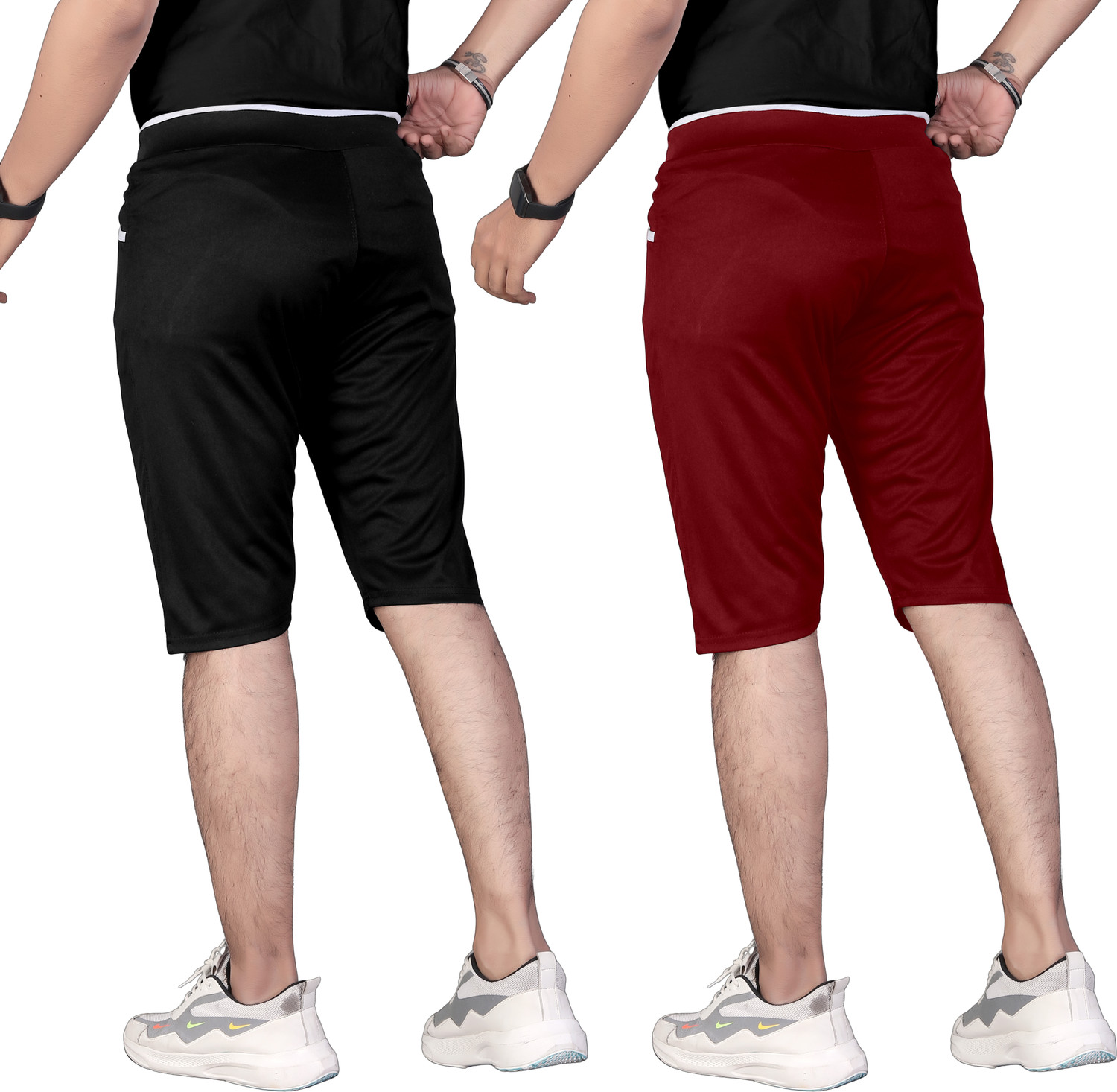 Image of JackMail Solid Men Three Fourths