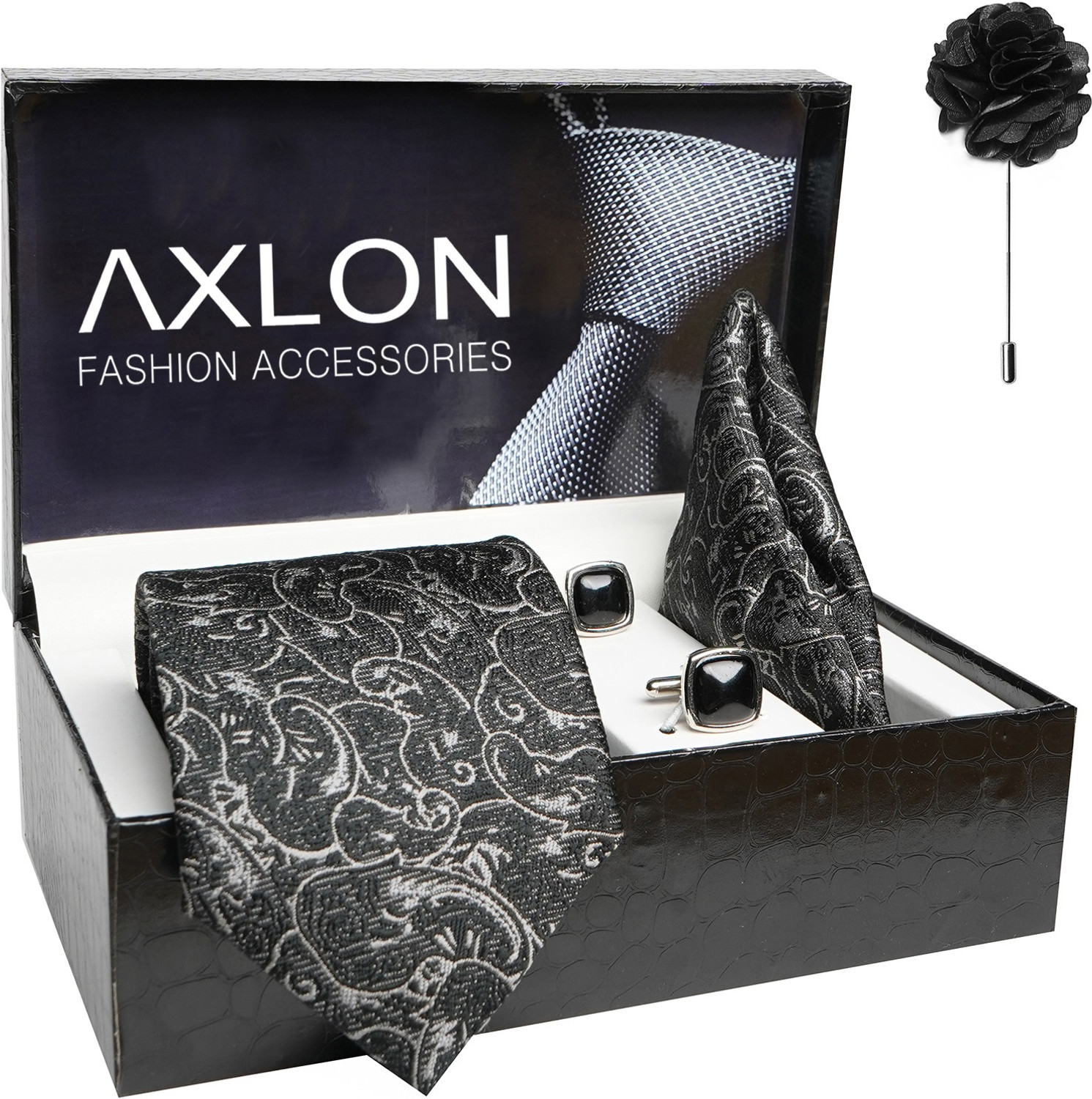 Image of AXLON Printed Tie (Pack of 4)