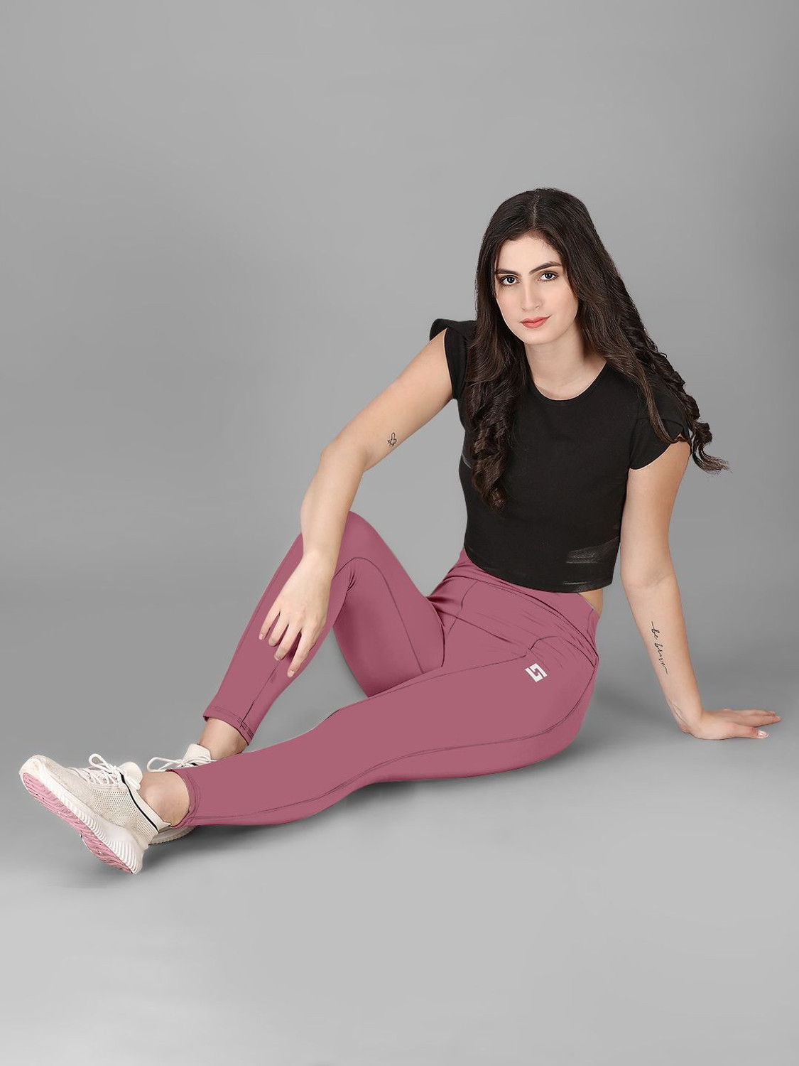 Image of POOJARAN Solid Women Pink Track Pants