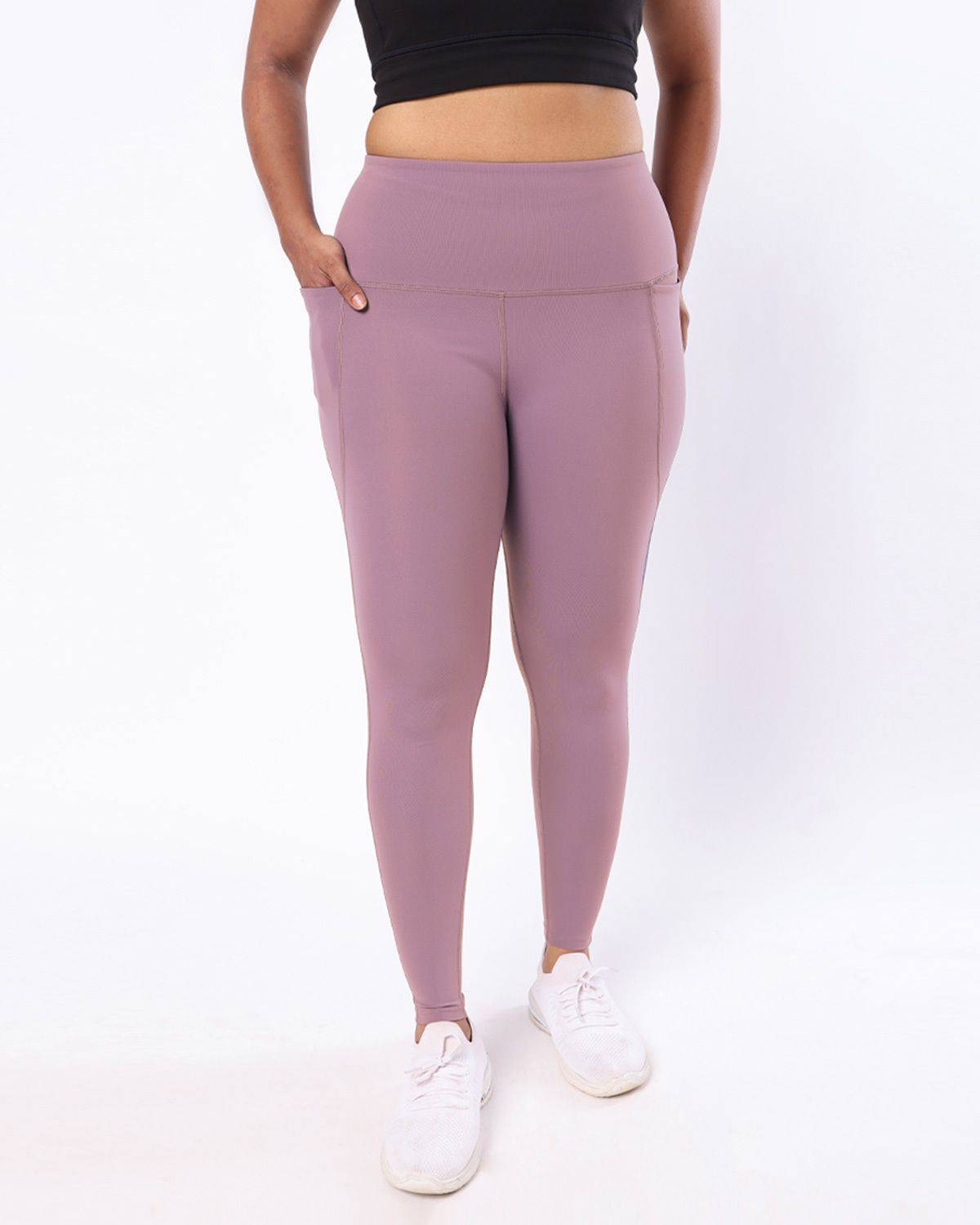 BlissClub Solid Women Pink Tights