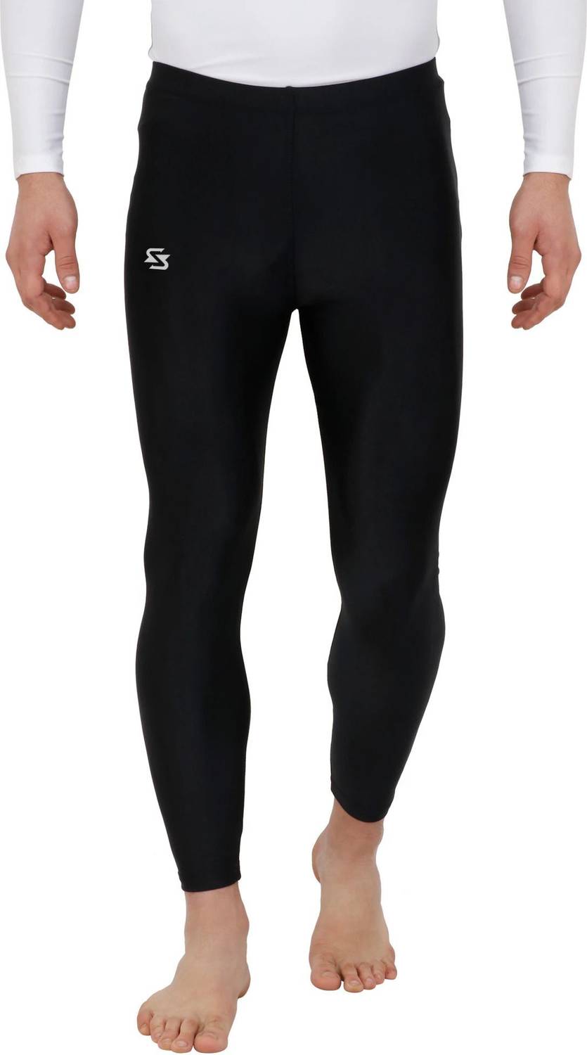 Sportinger Men Black Tights - Image 1