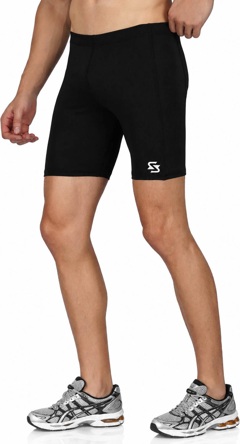 Sportinger Men Black Tights - Image 3