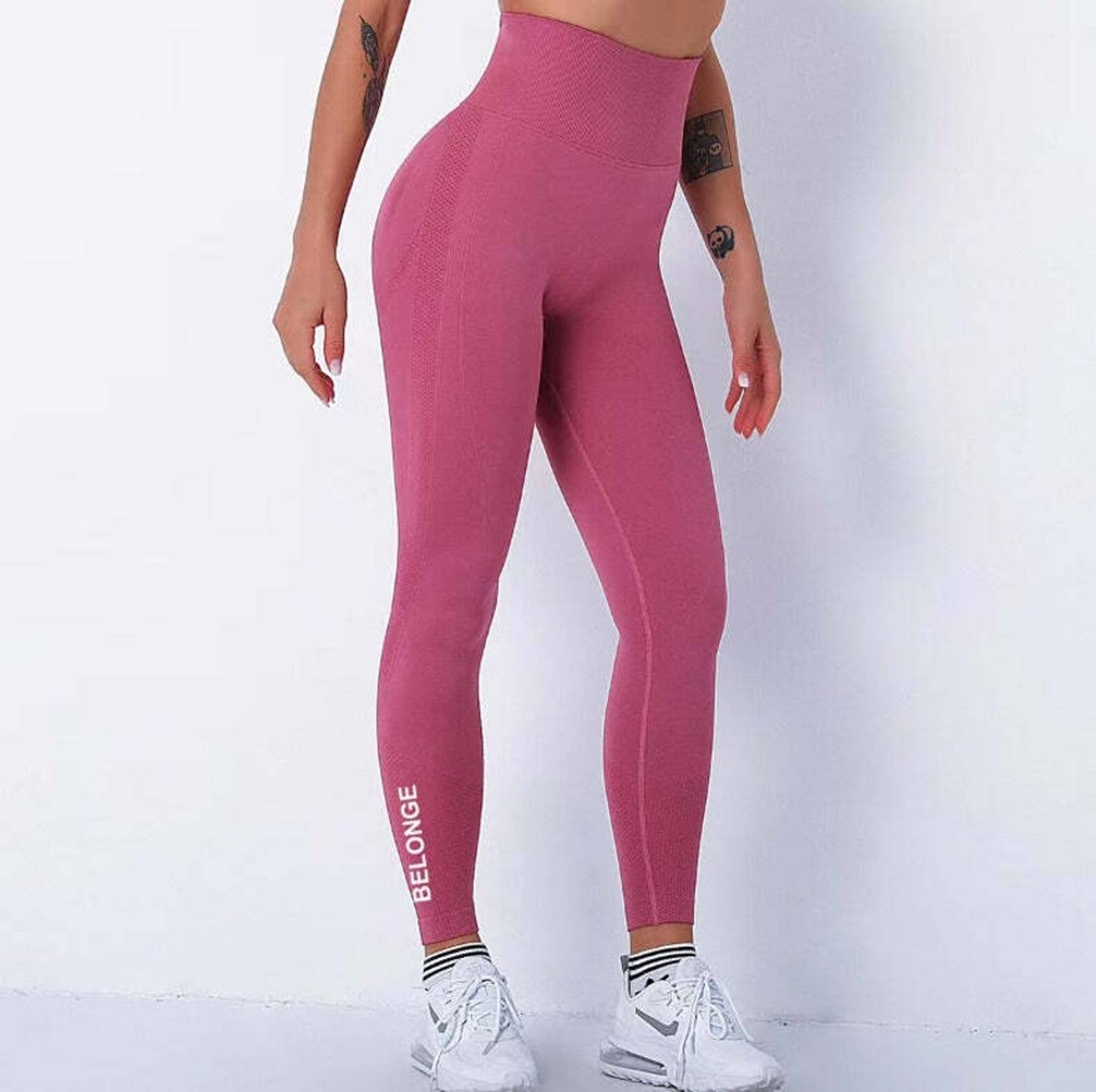 belonge Solid Women Pink Tights