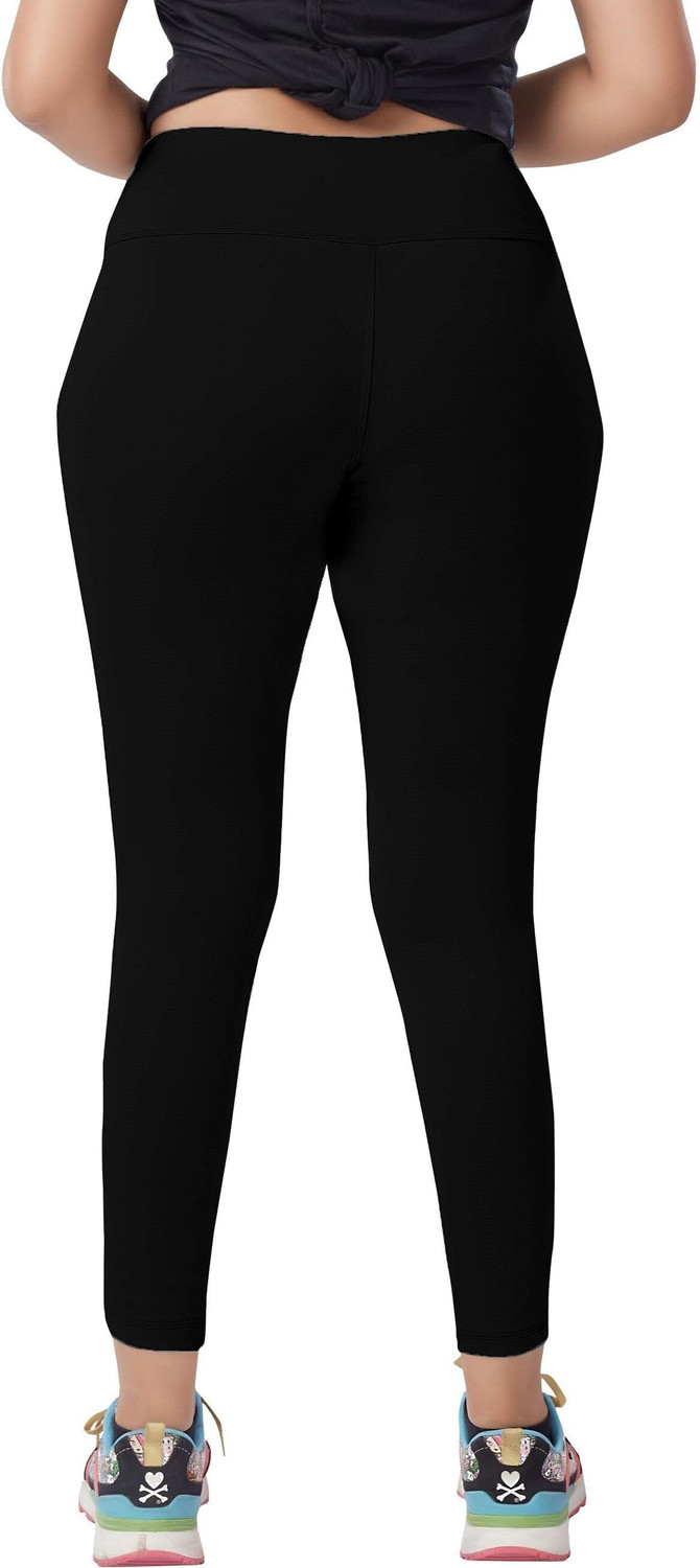 Image of NEXSUS APPARELS Solid Women Black Track Pants