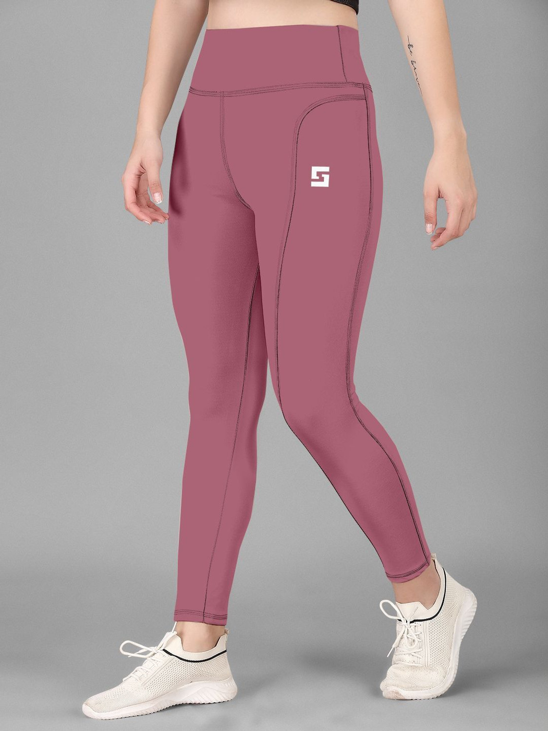 Image of POOJARAN Solid Women Pink Track Pants