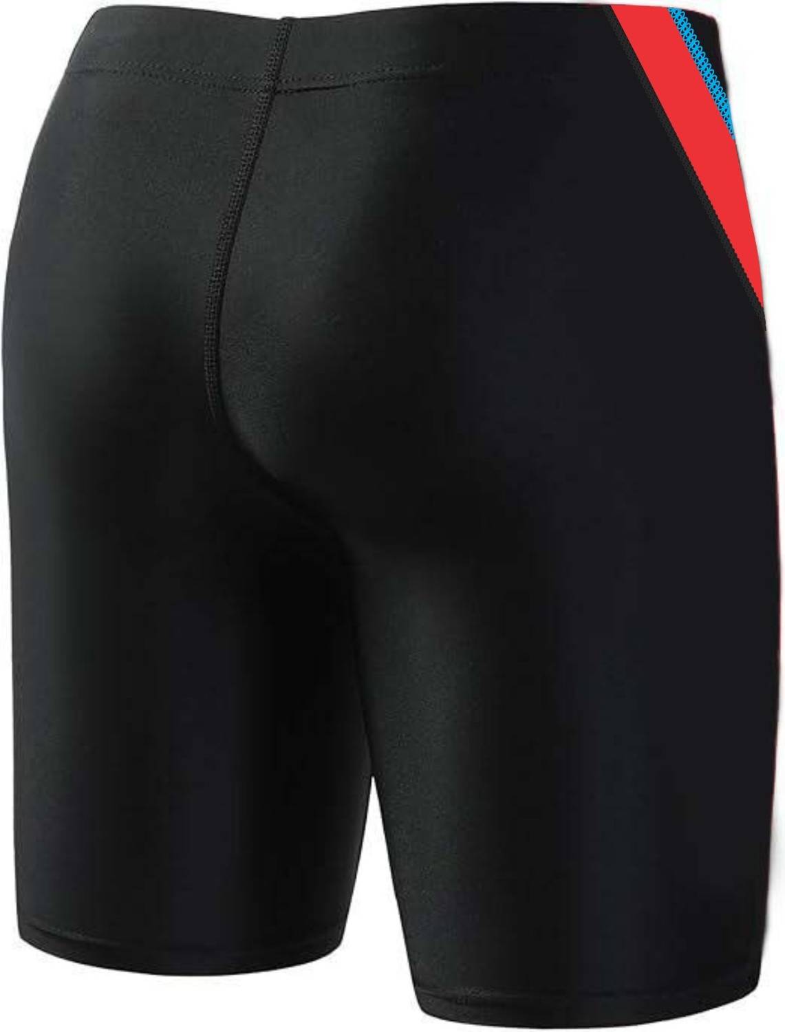 Just Rider Color Block Black, Red Tights - Image 2