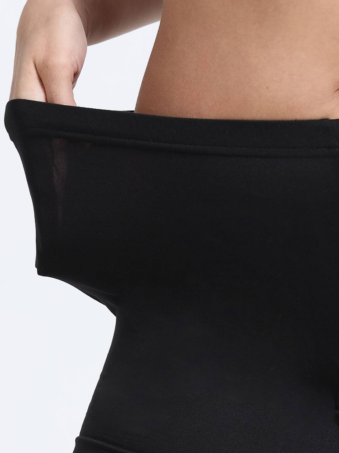 Ajju's Solid Women Black Tights