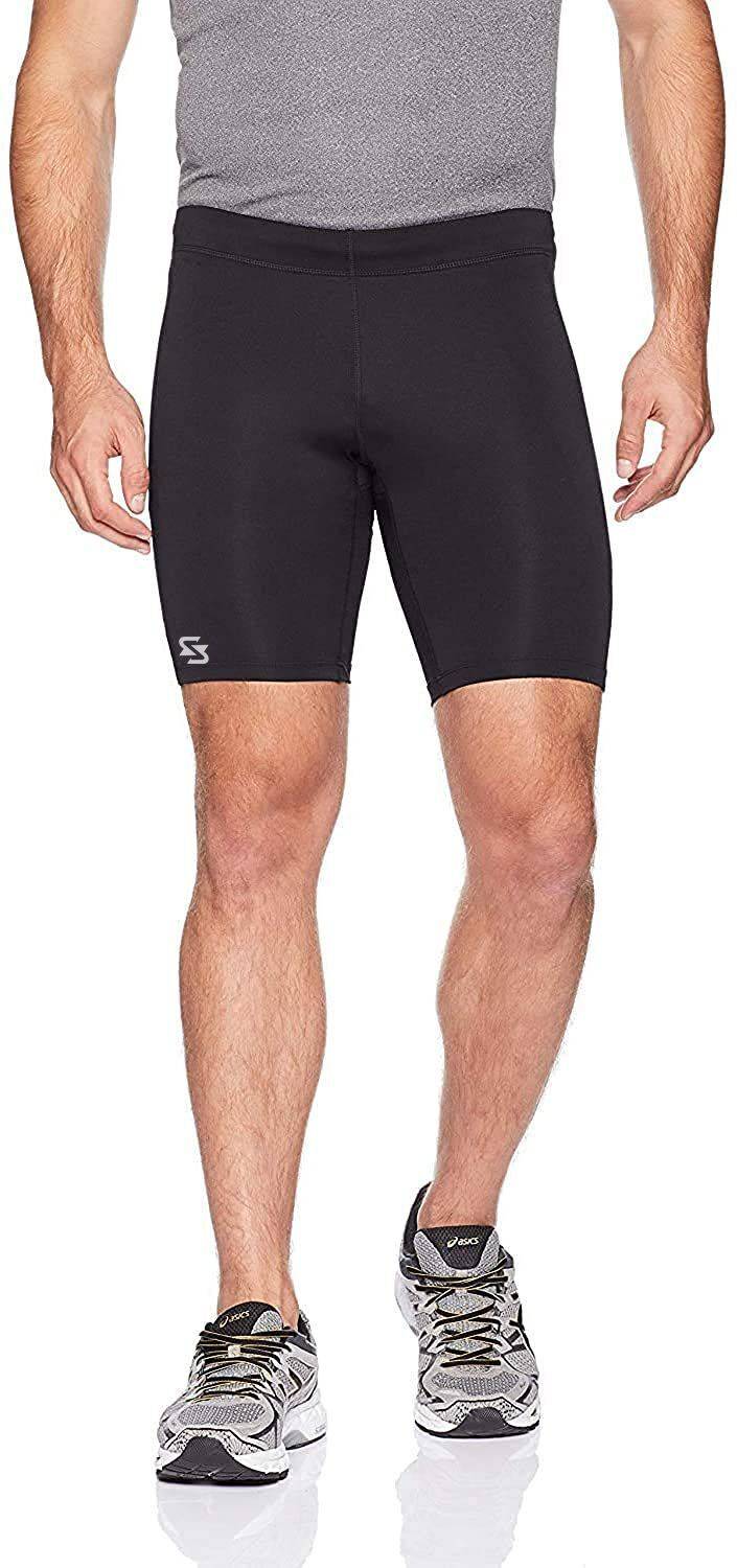 Sportinger Men Black Tights