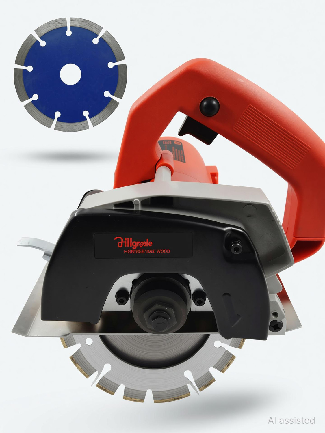 Image of Hillgrove HGTCM5B1M3 Cutting Machine Saw for Tile /Marble /Wood with Depth adjustement Marble Cutter (1050 W)