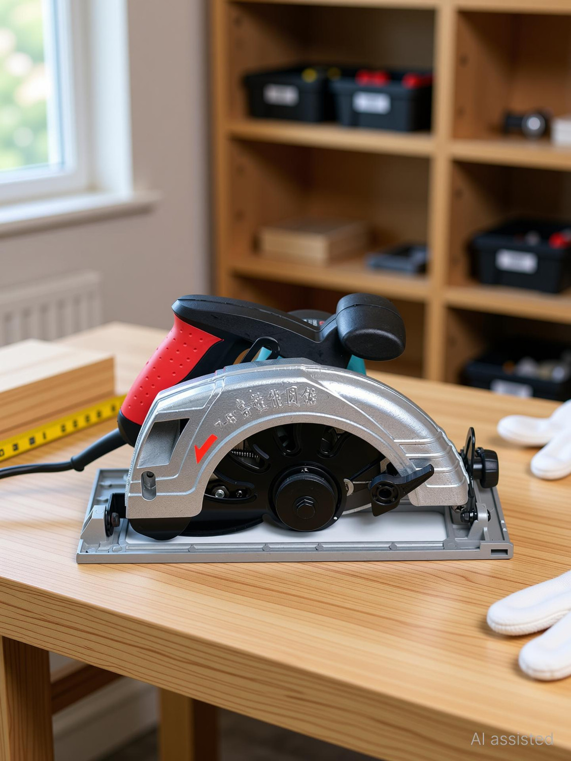 Image of Sauran Camron Pro Cutter machine (185mm),1800 W, 220V|Electric saw for wood cutting| Handheld Tile Cutter