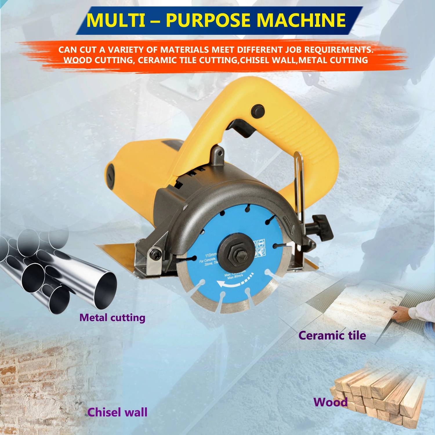 Digital Craft Marble Saw Cutter 110MM - Image 5