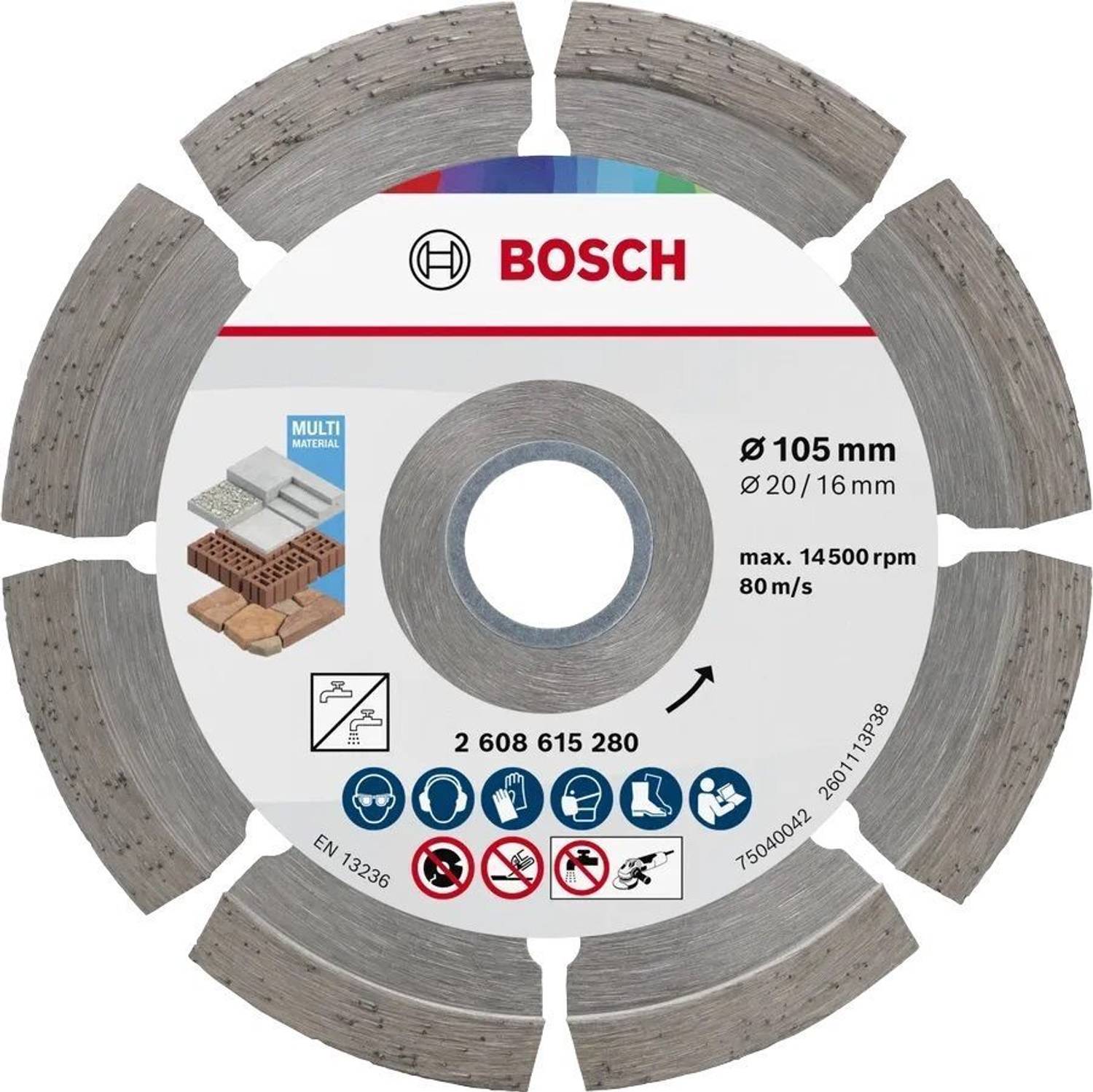 BOSCH Diamond Cutting Blade Multi M 105mm Handheld Tile Cutter