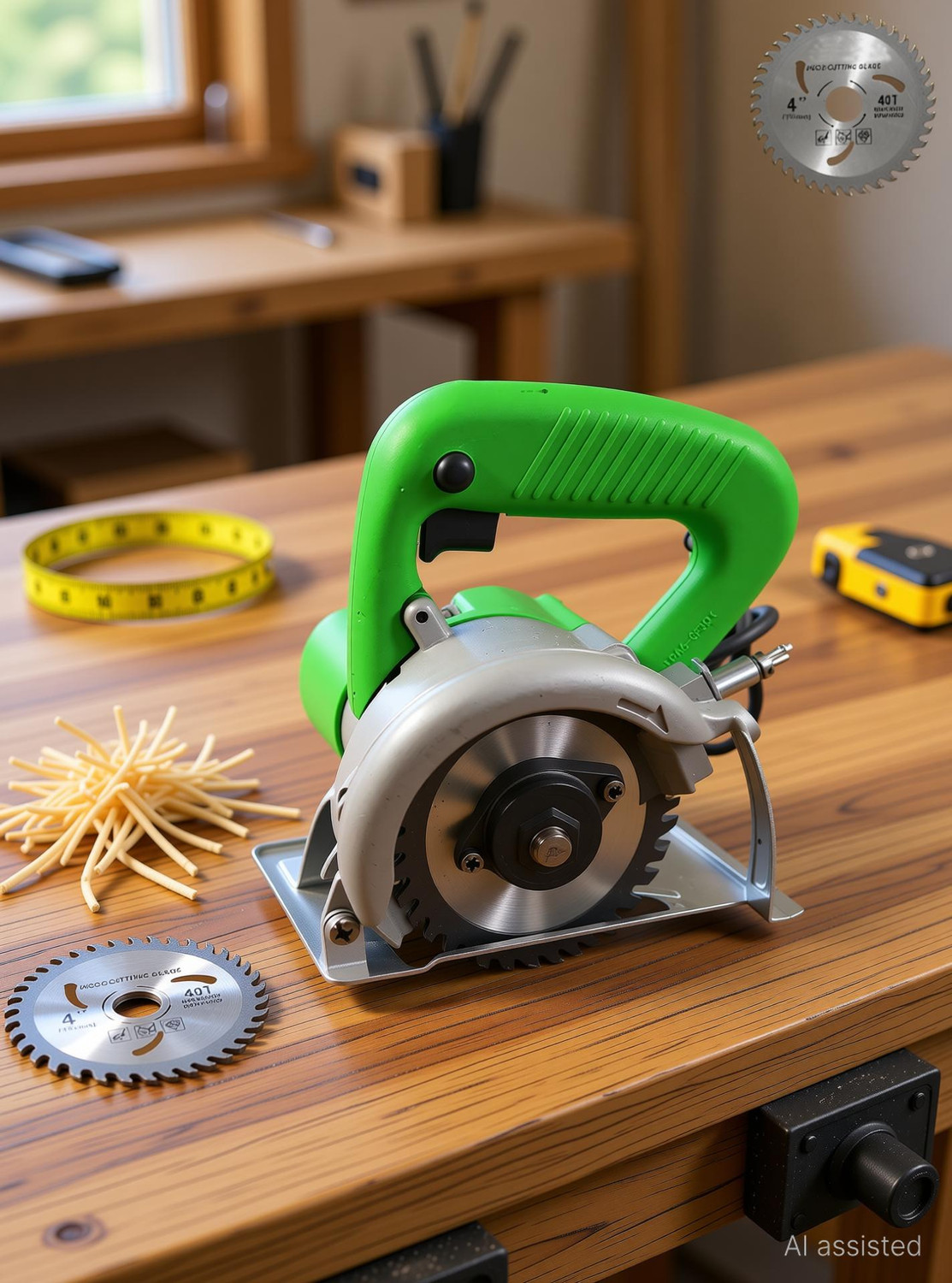 Image of Hillgrove HGCM1278M3 Cutting Machine Saw for Tile /Marble /Wood with 1Pcs Wood Cutting Wheel Marble Cutter