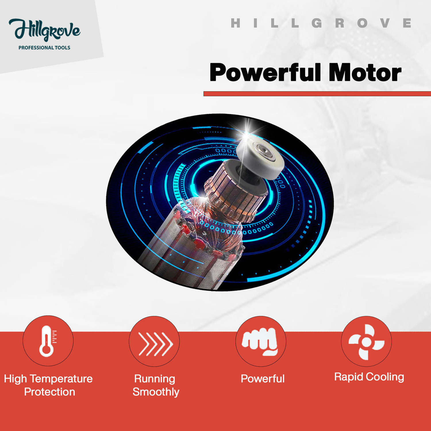 Image of Hillgrove HGCM1293M3 Cutting Machine Saw for Tile /Marble /Wood with 1Pcs Wood Cutting Wheel Marble Cutter