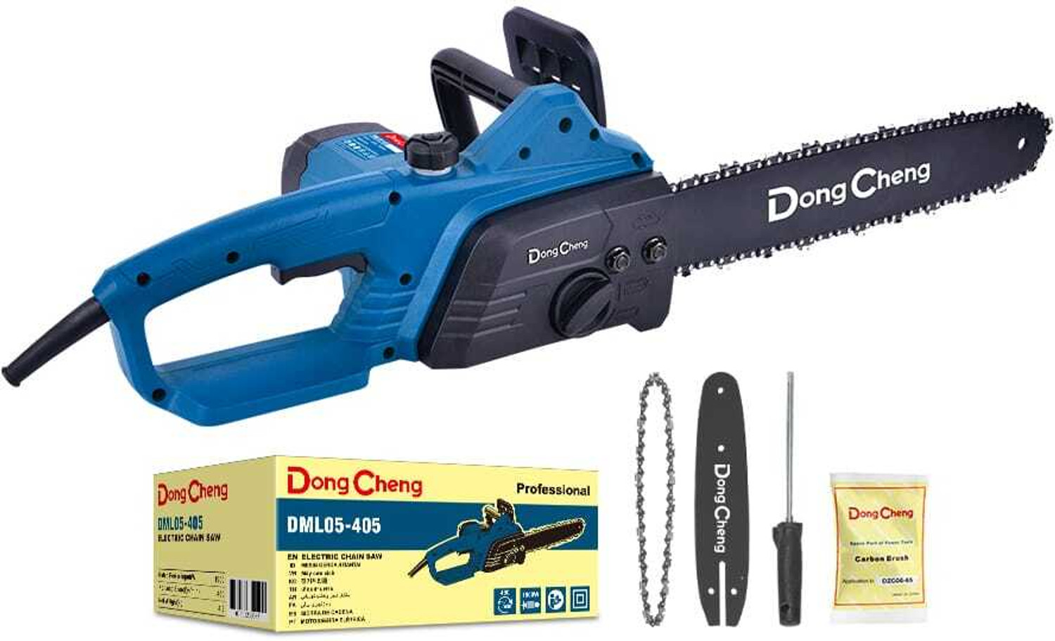 Image of Dongcheng DML05-405 1900W HEAVY DUTY Electric Chainsaw with 16 inch Guide Bar Manual Cutter