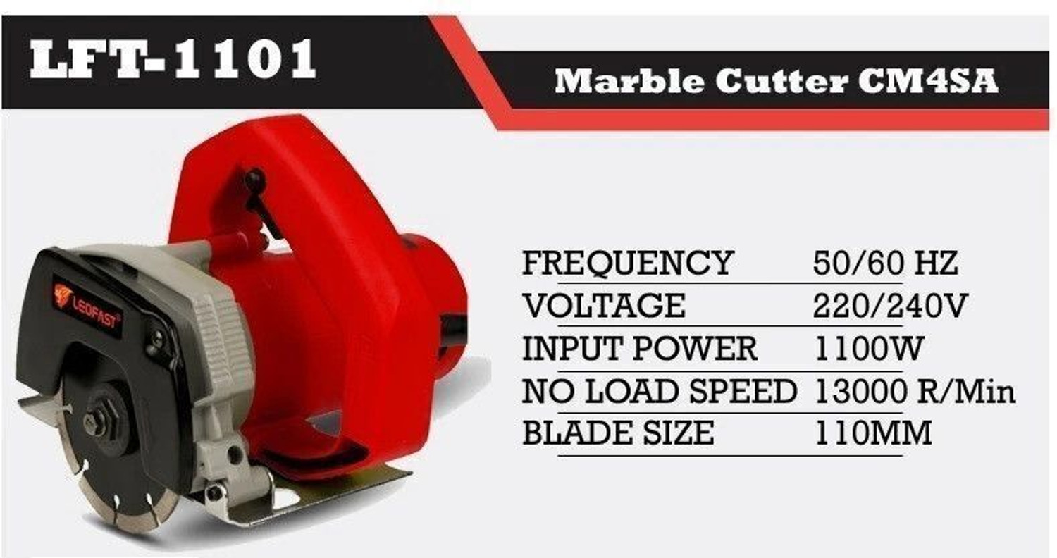 Image of LEOFAST PROFESSIONAL Multipurpose Marble /Tile /Wood, LFT-1101 125mmWITH 3 MONTH WARRENTY Handheld Tile Cutter