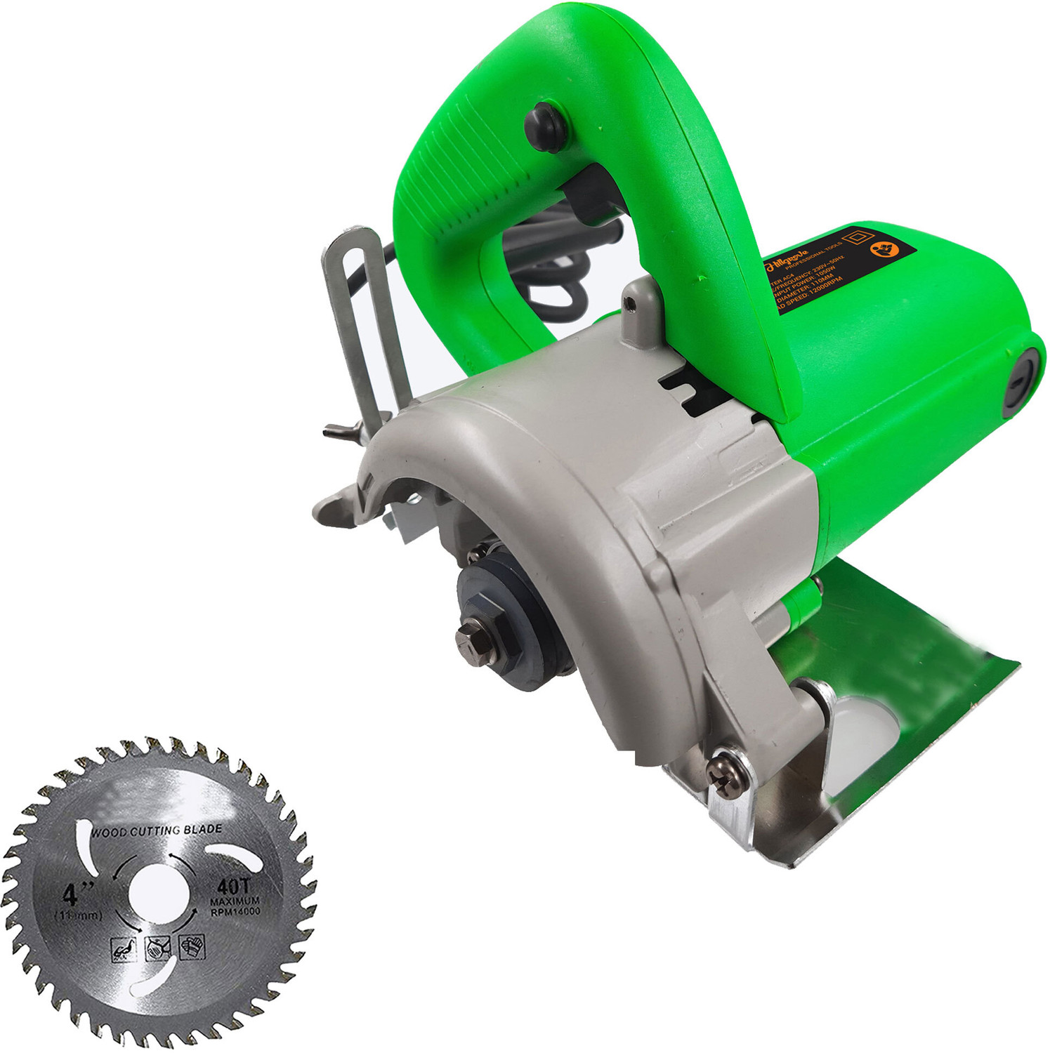 Image of Hillgrove HGCM1278M1 Cutting Machine Saw for Tile /Marble /Wood with 1Pcs Wood Cutting Wheel Marble Cutter