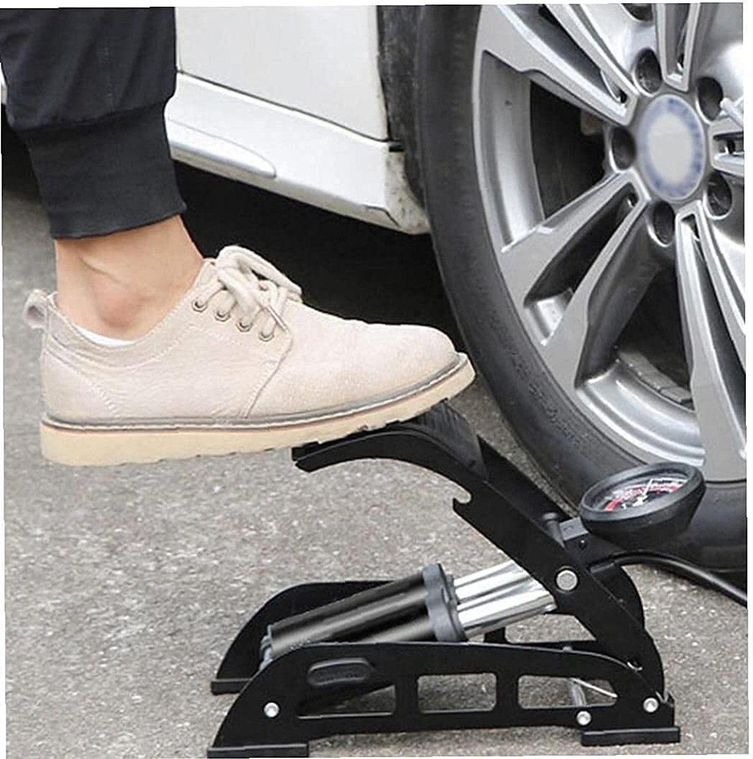 Image of LIRZEG Tire Air Pump 160 psi Tyre Air Pump for Car & Bike