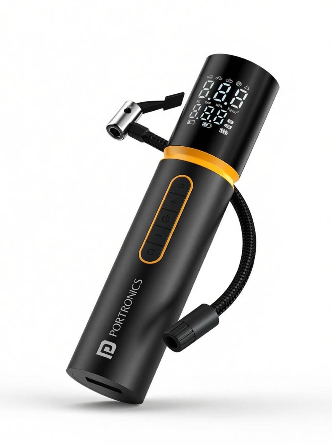 Portronics Vayu 5.0 150 psi Tyre Air Pump - Image 4