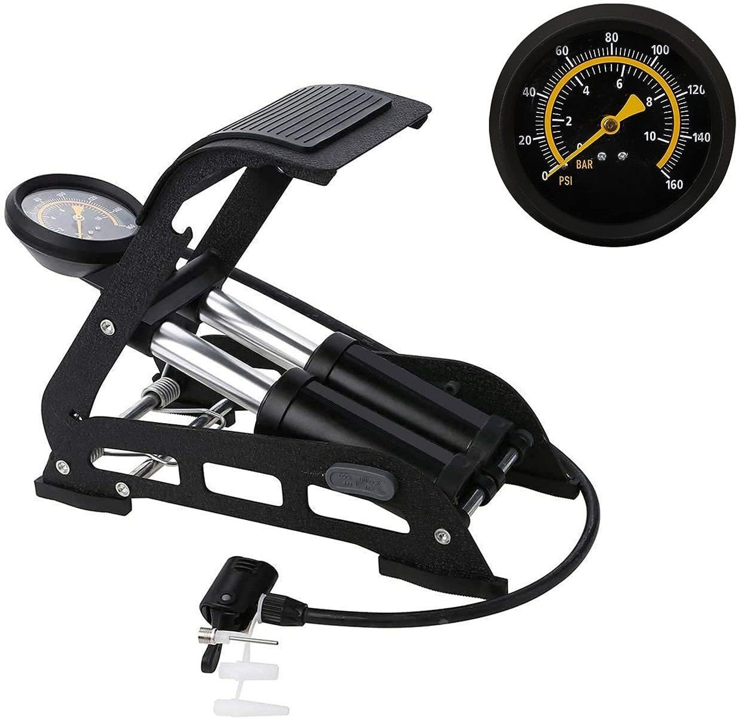 Image of RETLATE 160psi Tyre AirPump for Car & Bike 160 psi Tyre Air Pump for Car & Bike