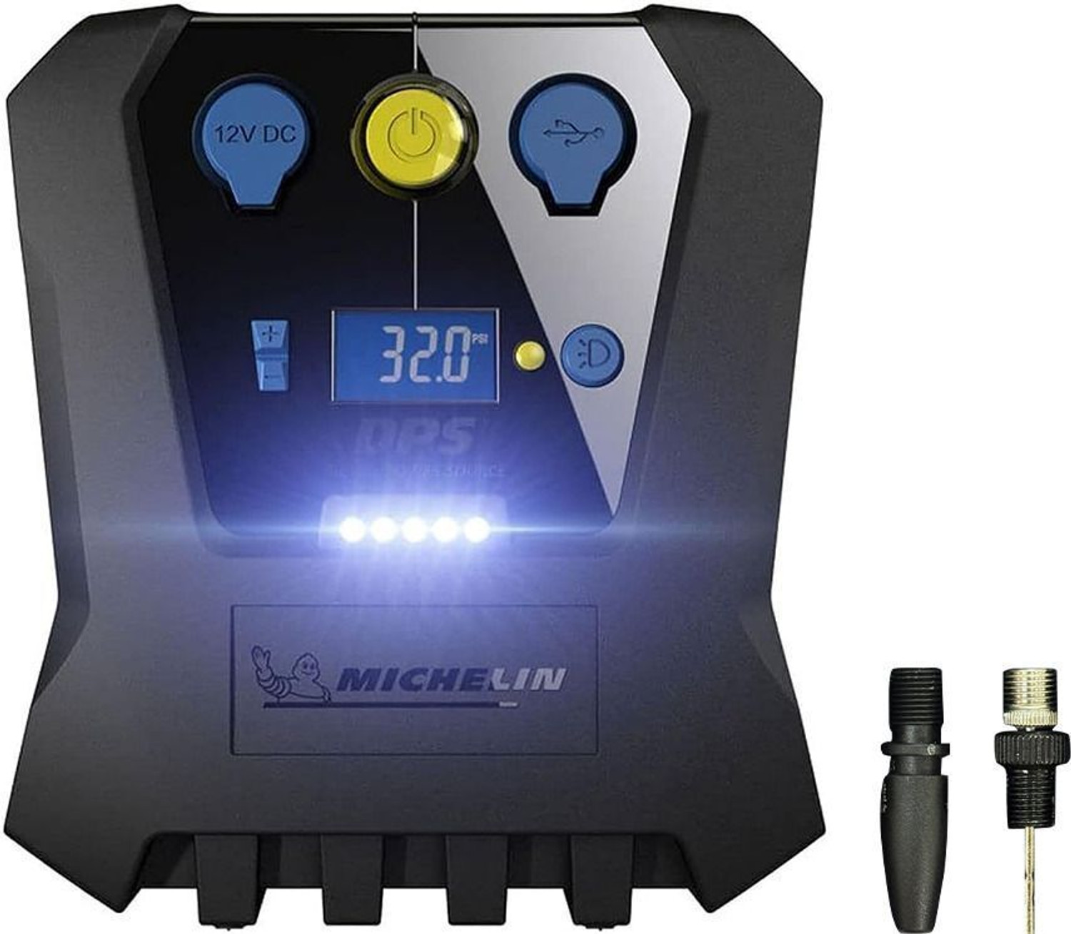 Image of MICHELIN 12V Programmable Digital Tyre Inflator 100 psi Tyre Air Pump for Car & Bike