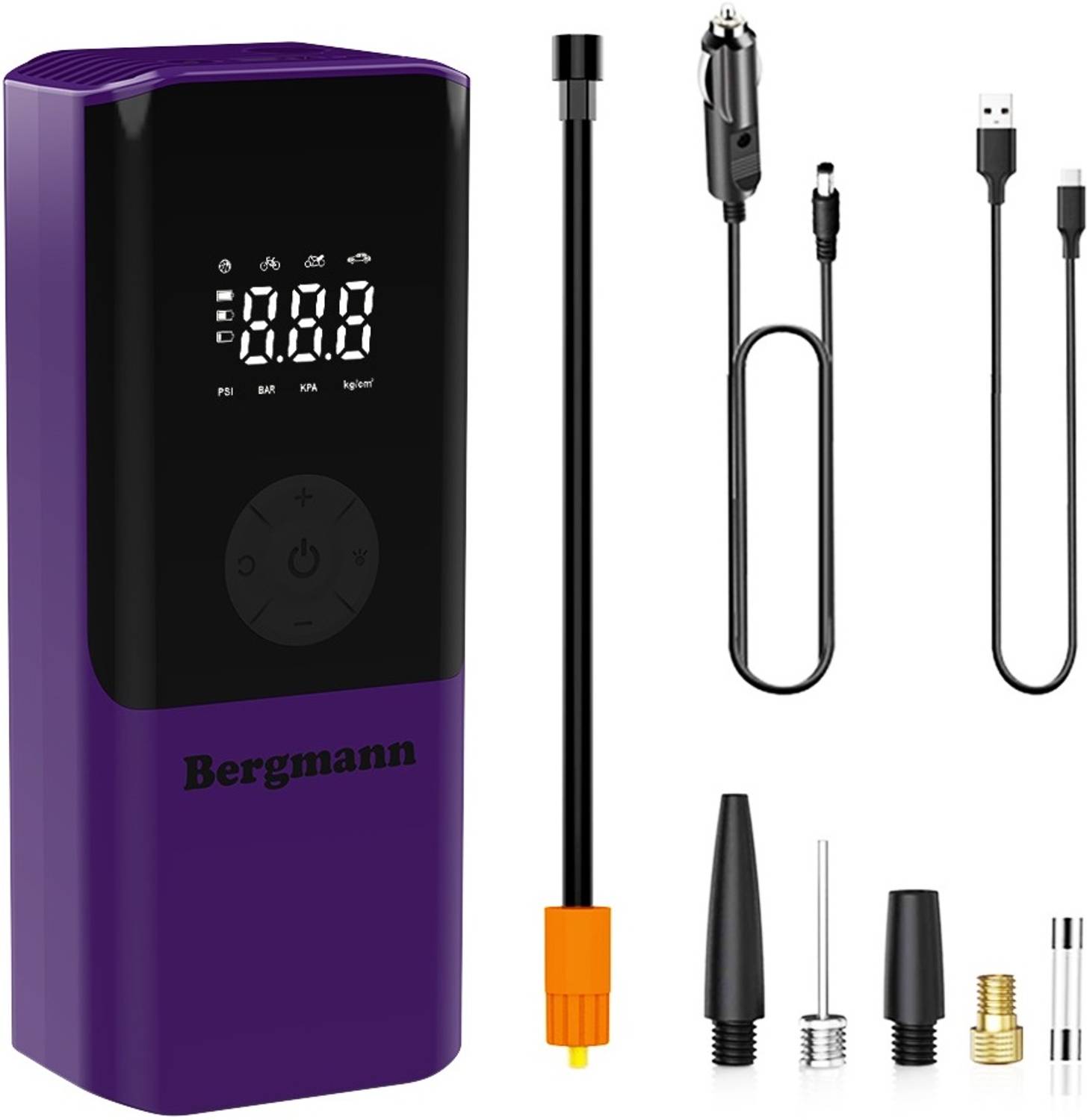 Bergmann 150 psi Tyre Air Pump for Car & Bike