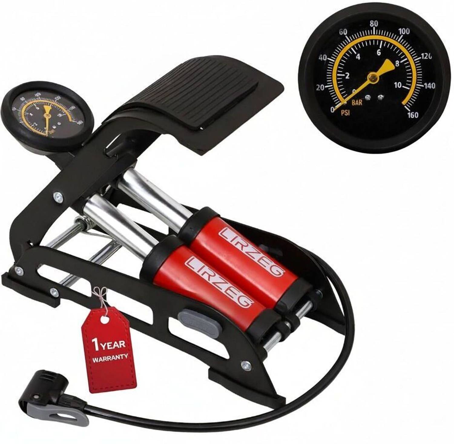 Allova AIRPUMp209 160 psi Tyre Air Pump for Car & Bike