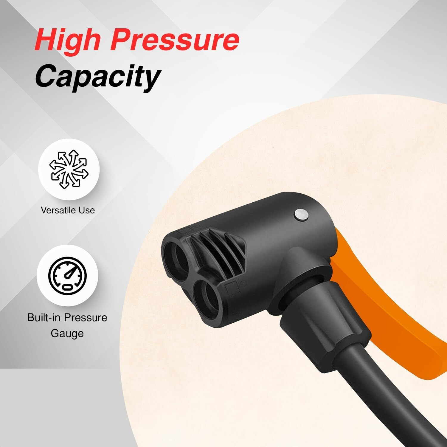 Image of Udghosh Creation 190 psi Tyre Air Pump for Car & Bike