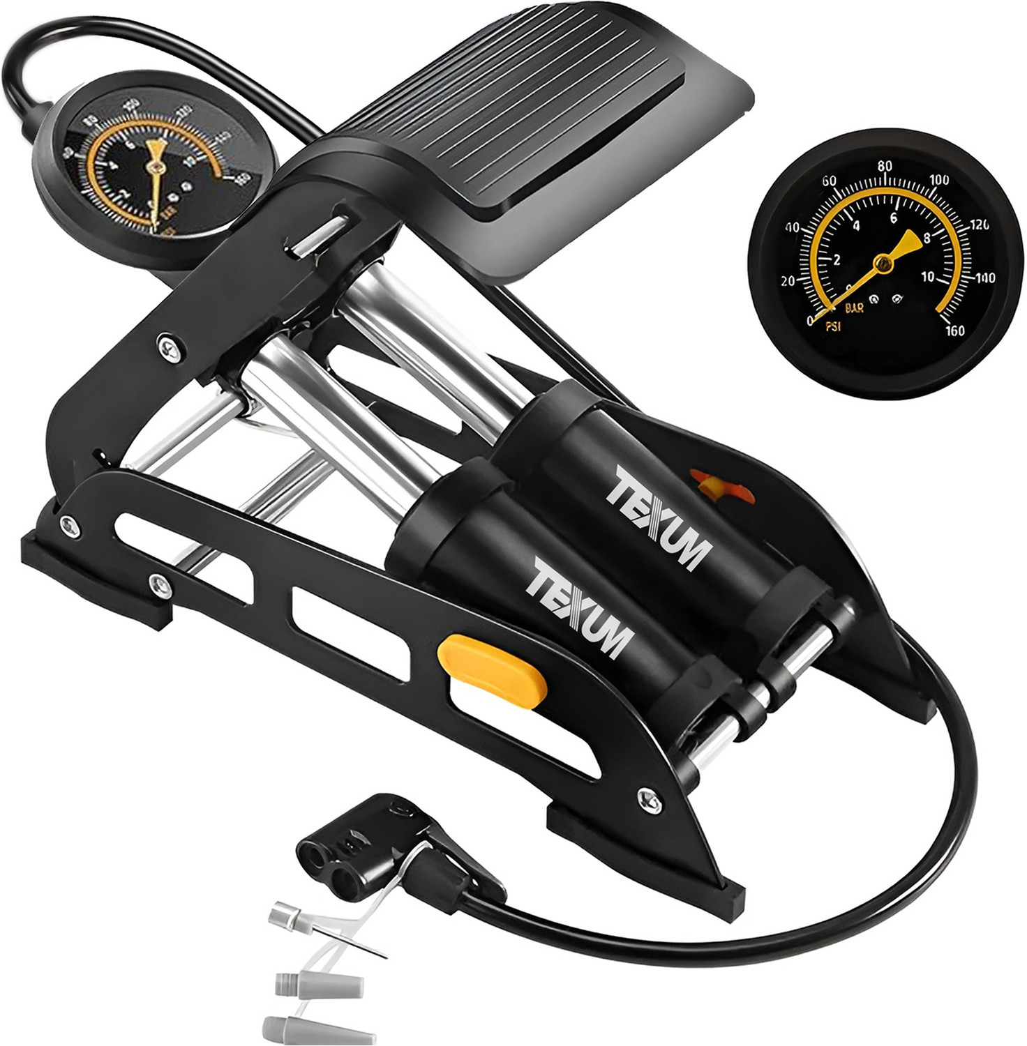 Image of TEXUM TAP-5S Bicycle, Motorcycle, Car, Basketball Pump, Football Pump Pump