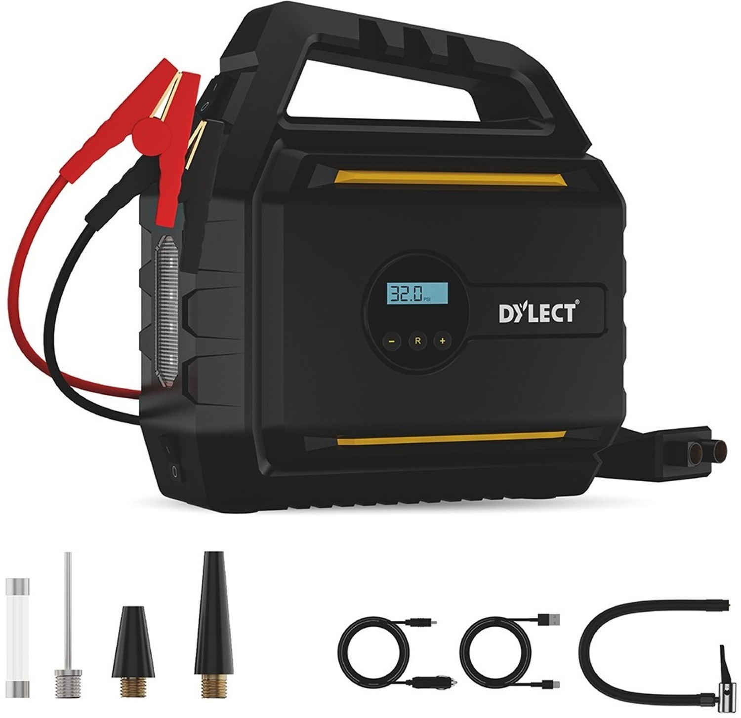 Image of Dylect 150 psi Tyre Air Pump for Car & Bike