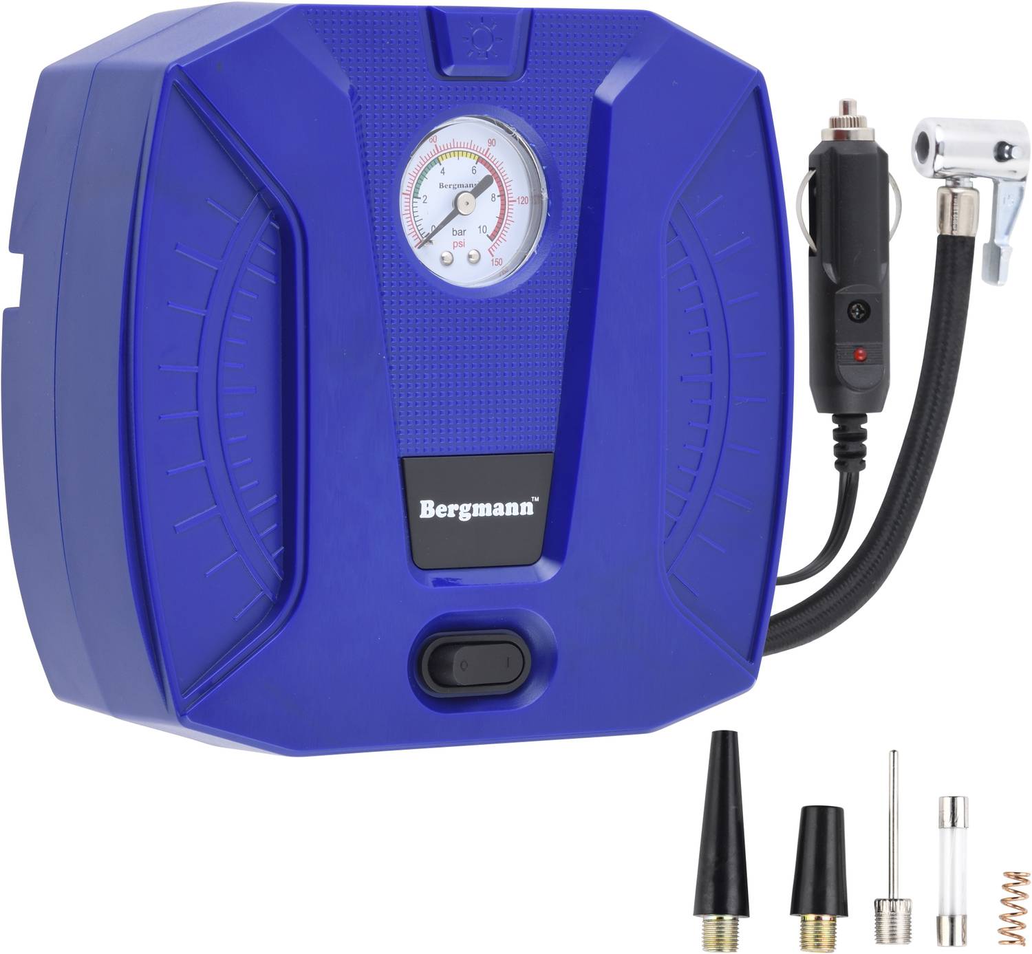 Bergmann Striker 150 psi Tyre Air Pump for Car & Bike
