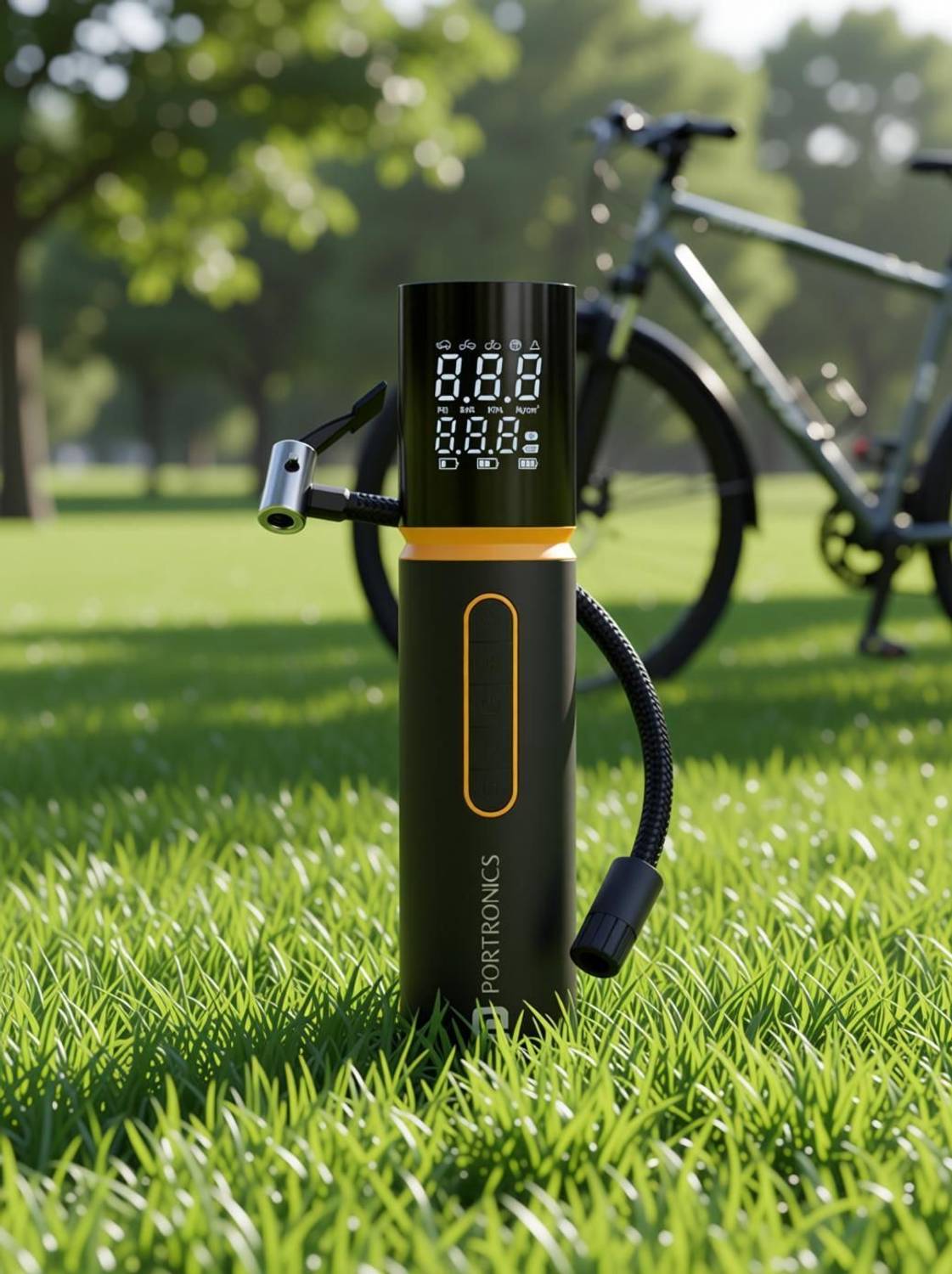 Portronics Vayu 5.0 150 psi Tyre Air Pump - Image 2
