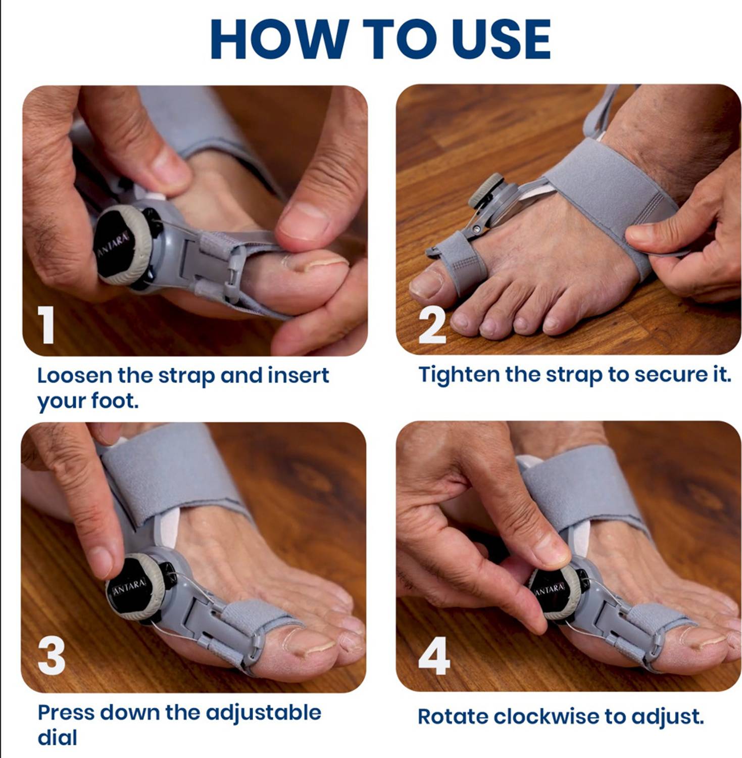 AGEasy Orthopedic Toe Straightener, Adjustable Bunion Corrector - Image 3